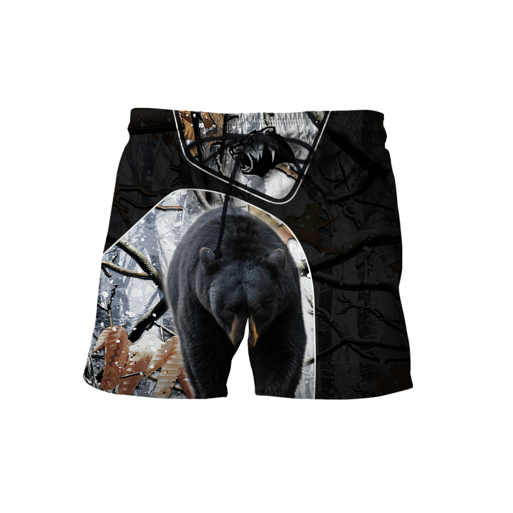 All Over Printed Bear Hoodie MEI09302001-MEI