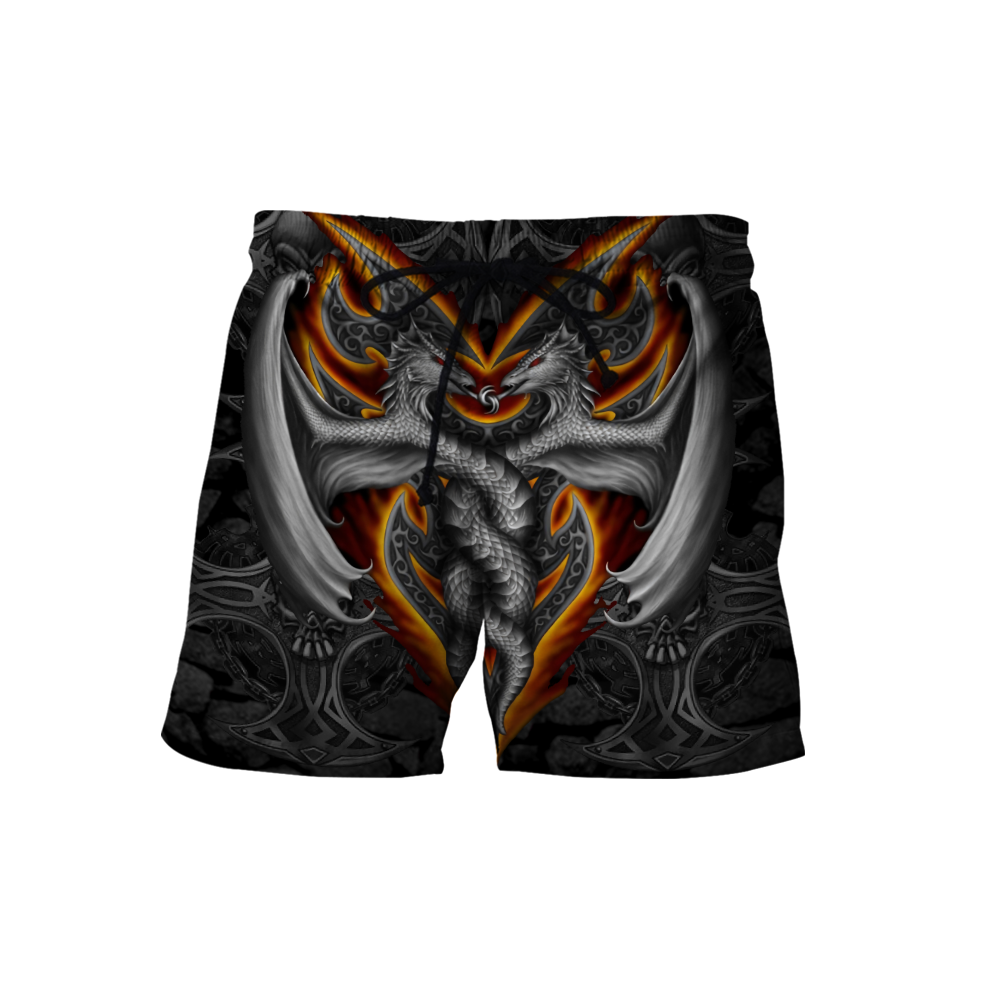 Armor Tattoo and Dungeon Dragon 3D All Over Printed Shirts For Men and Women DQB08172007