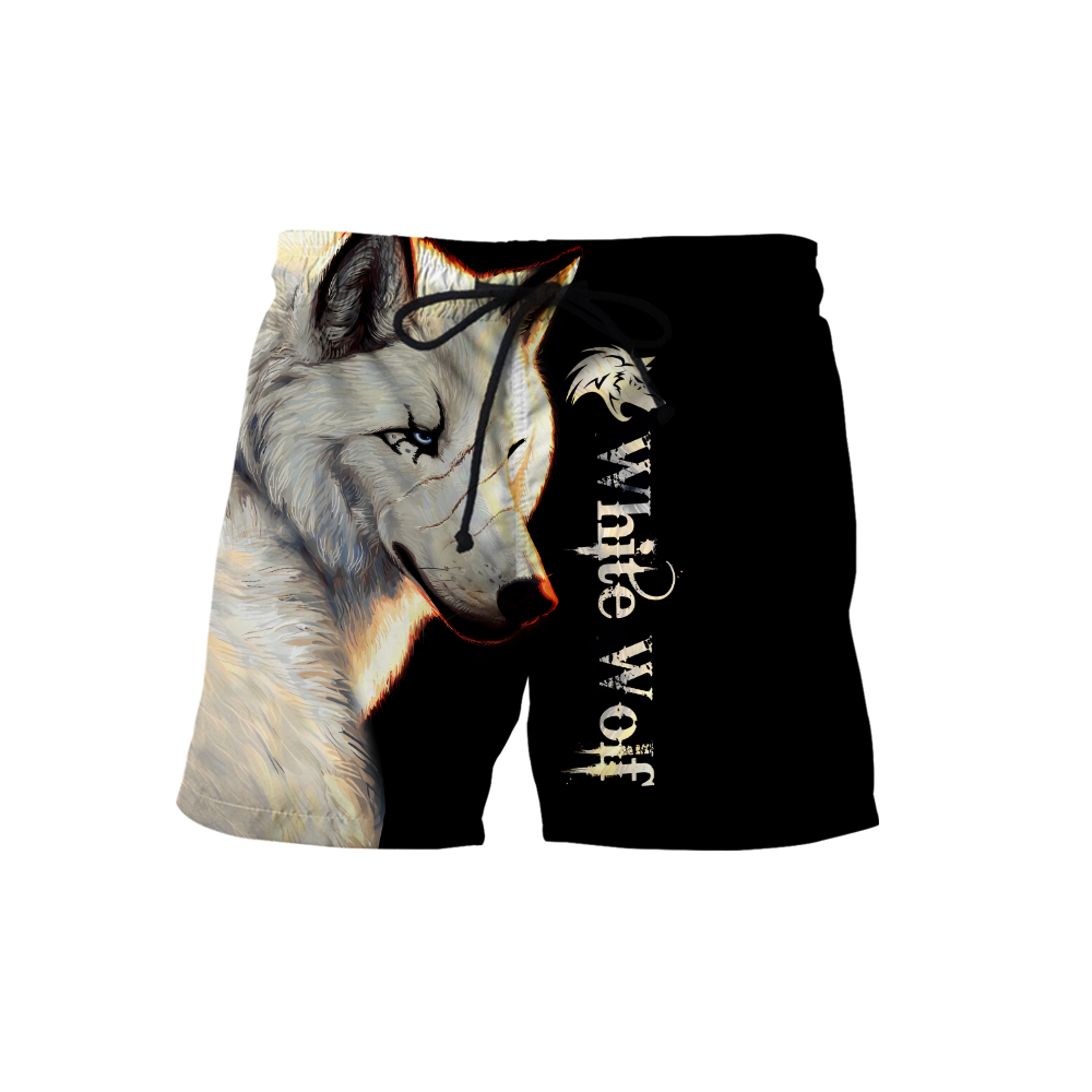 White Wolf 3D All Over Printed Hoodie For Men and Women MH0110202