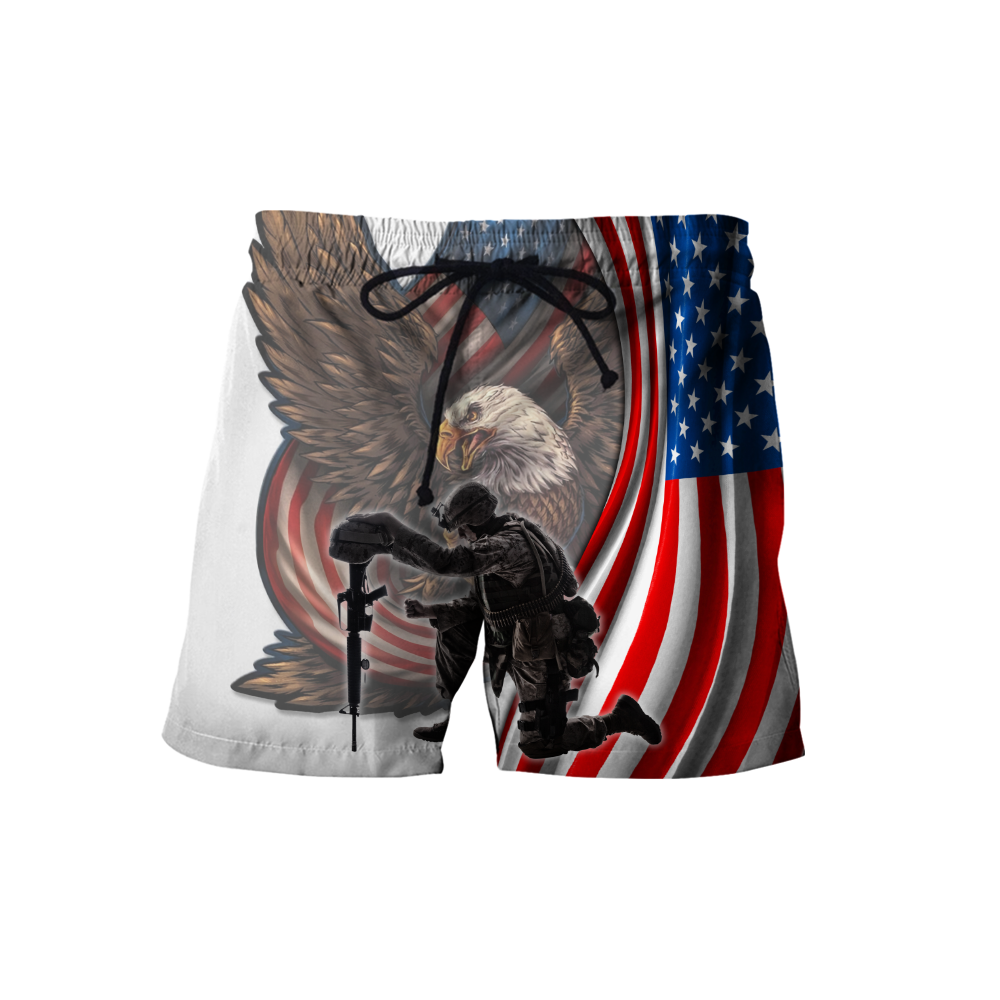 Stand For The Flag Knee For The Fallen 3D All Over Printed Shirts For Men and Women