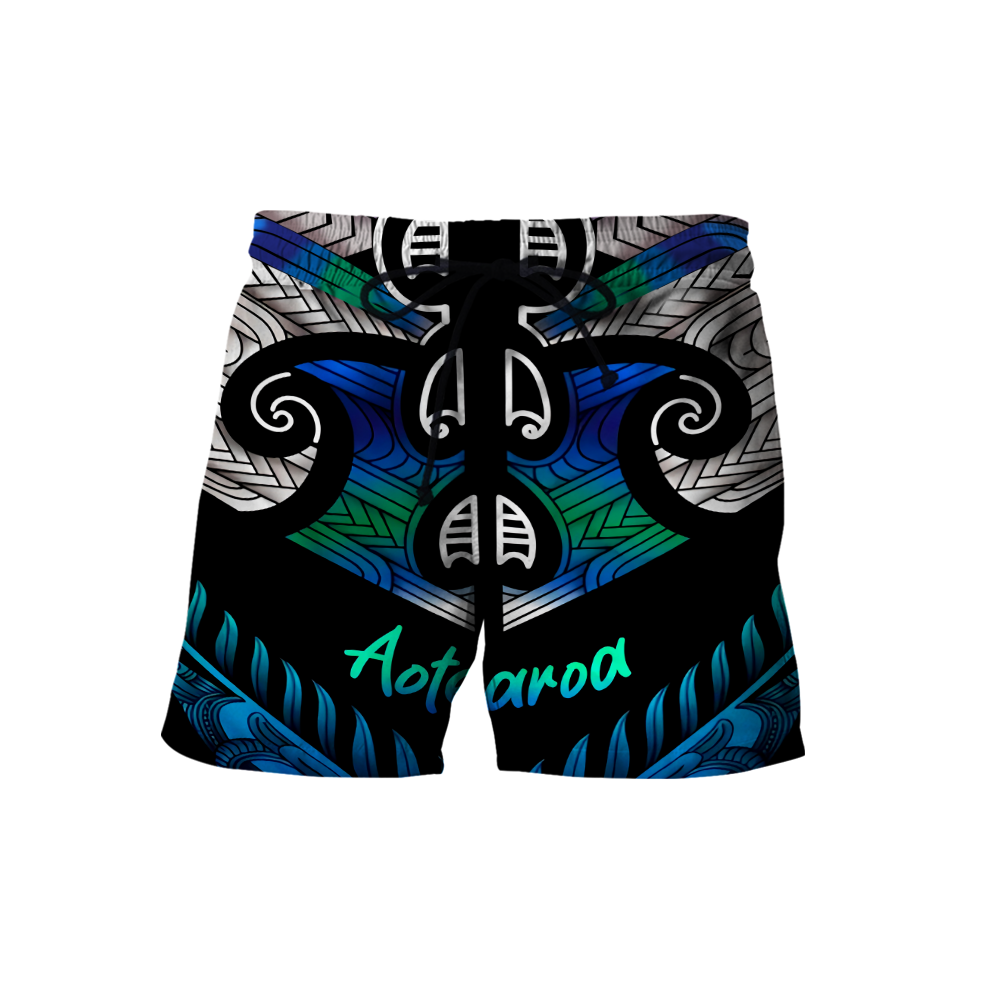 Aoteatoa New Zealand Maori 3d all over printed shirt and short for man and women