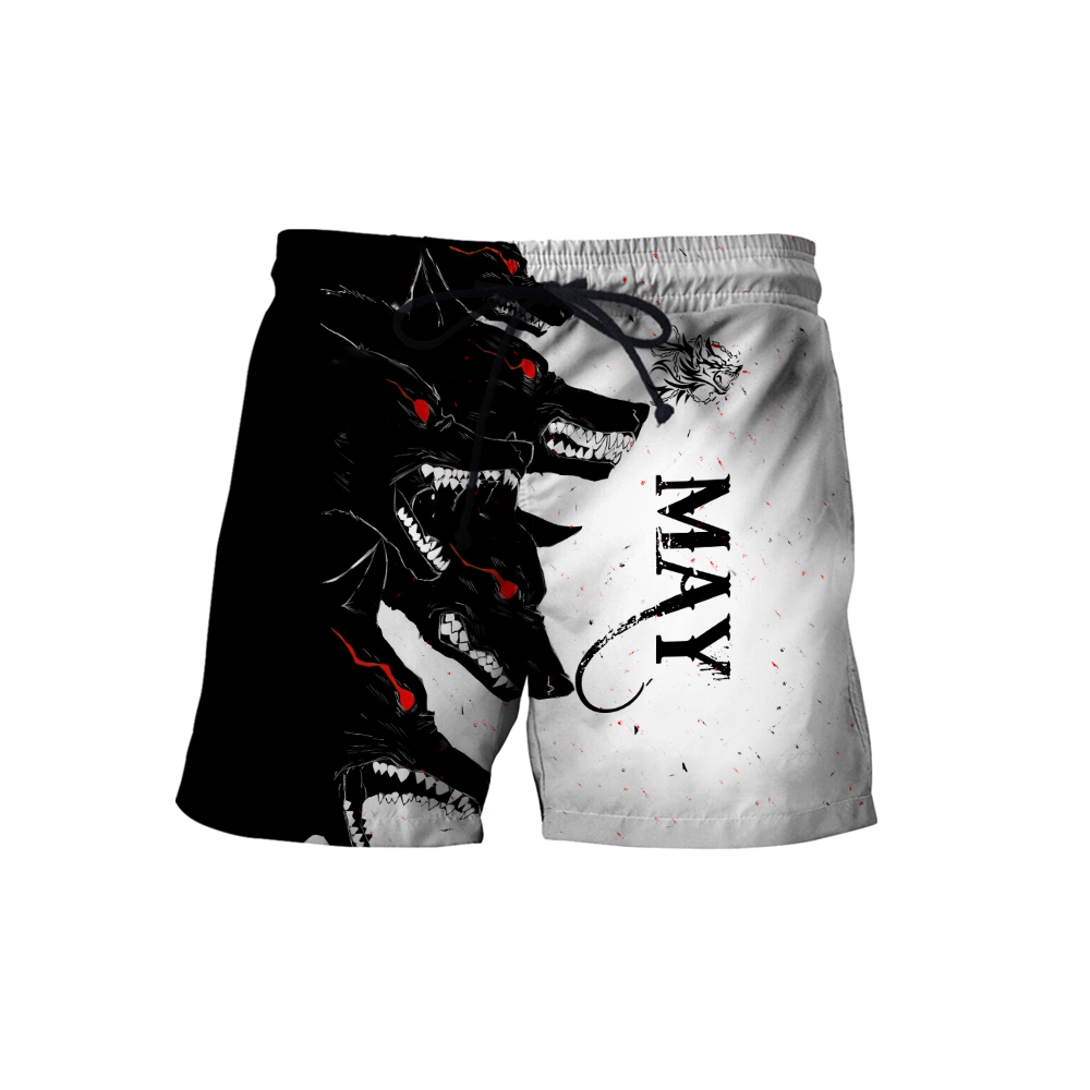 The Dark Wolf May 3D All Over Printed Unisex Deluxe Hoodie ML