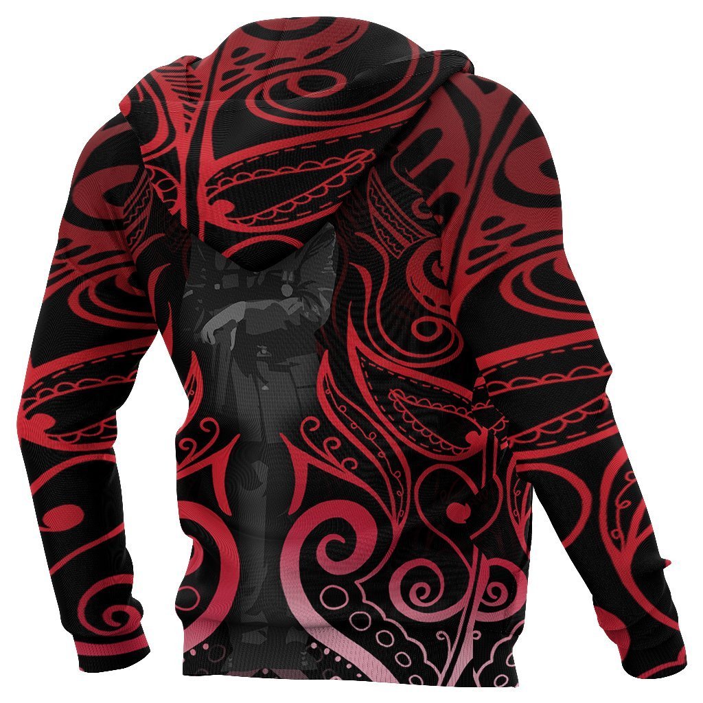 Anzac New Zealand Zip Hoodie, Light Silver Fern Full Zip Hoodie PL03032006 - Amaze Style™-Apparel