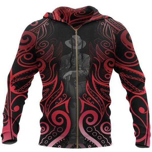 Anzac New Zealand Zip Hoodie, Light Silver Fern Full Zip Hoodie PL03032006 - Amaze Style™-Apparel