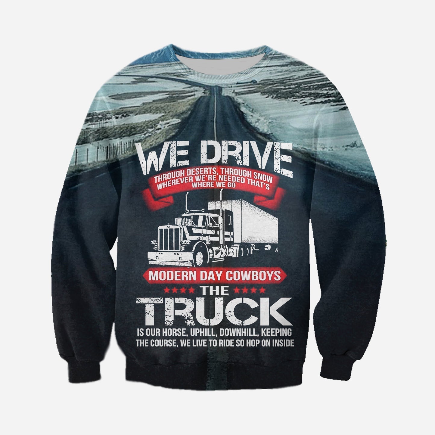 3D All Over Printed Truck Tops-Apparel-6teenth World-Sweatshirt-S-Vibe Cosy™