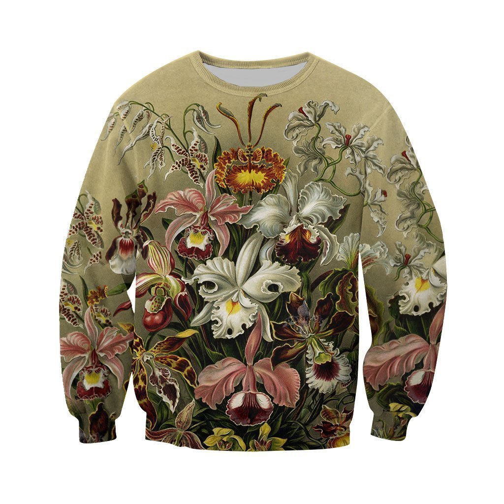 3D All Over Printed Vintage Flowers Shirts And Shorts-Apparel-6teenth World-Sweatshirt-S-Vibe Cosy™