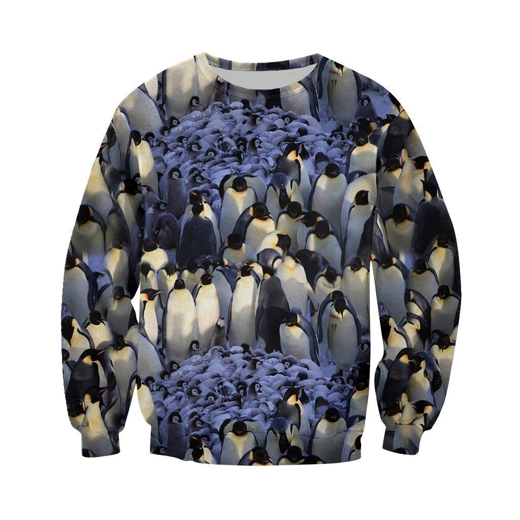 3D All Over Printed Penguins Shirts-Apparel-6teenth World-Sweatshirt-S-Vibe Cosy™