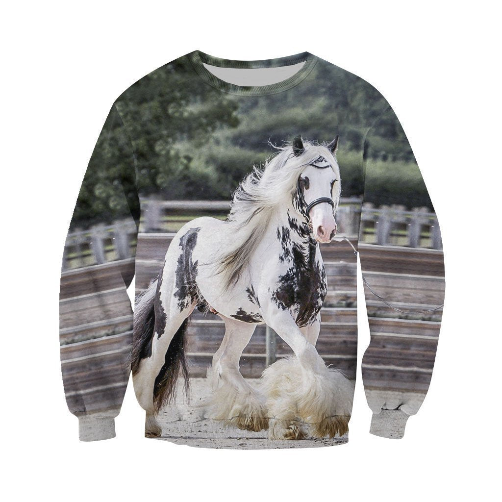 3D All Over Printed Friesian Horse Shirts - Amaze Style™-Apparel