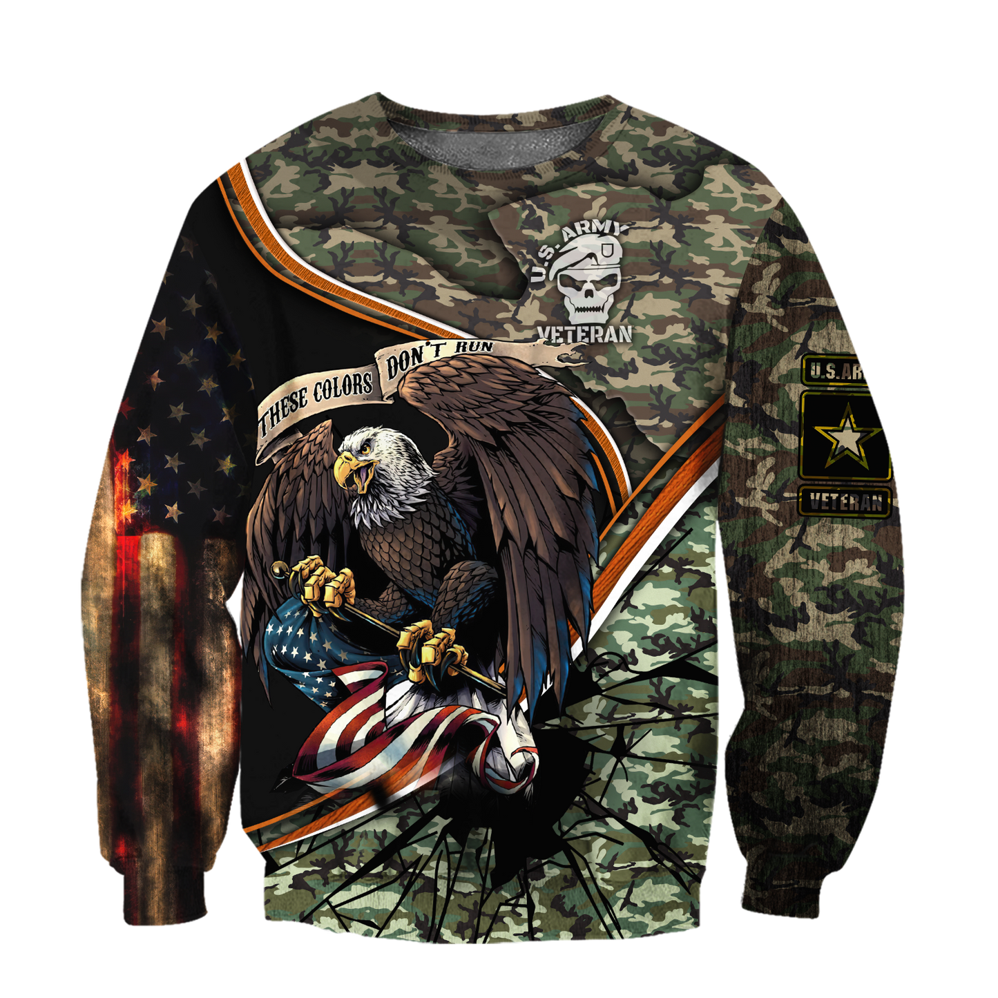 US Veteran 3D All Over Printed Shirt Hoodie MP18082004