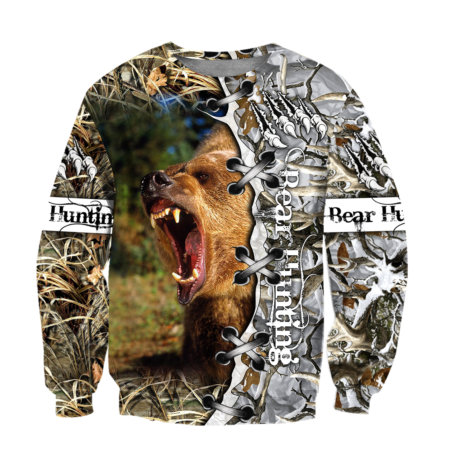 BEAR HUNTING CAMO 3D ALL OVER PRINTED SHIRTS FOR MEN AND WOMEN Pi061201 PL - Amaze Style™-Apparel