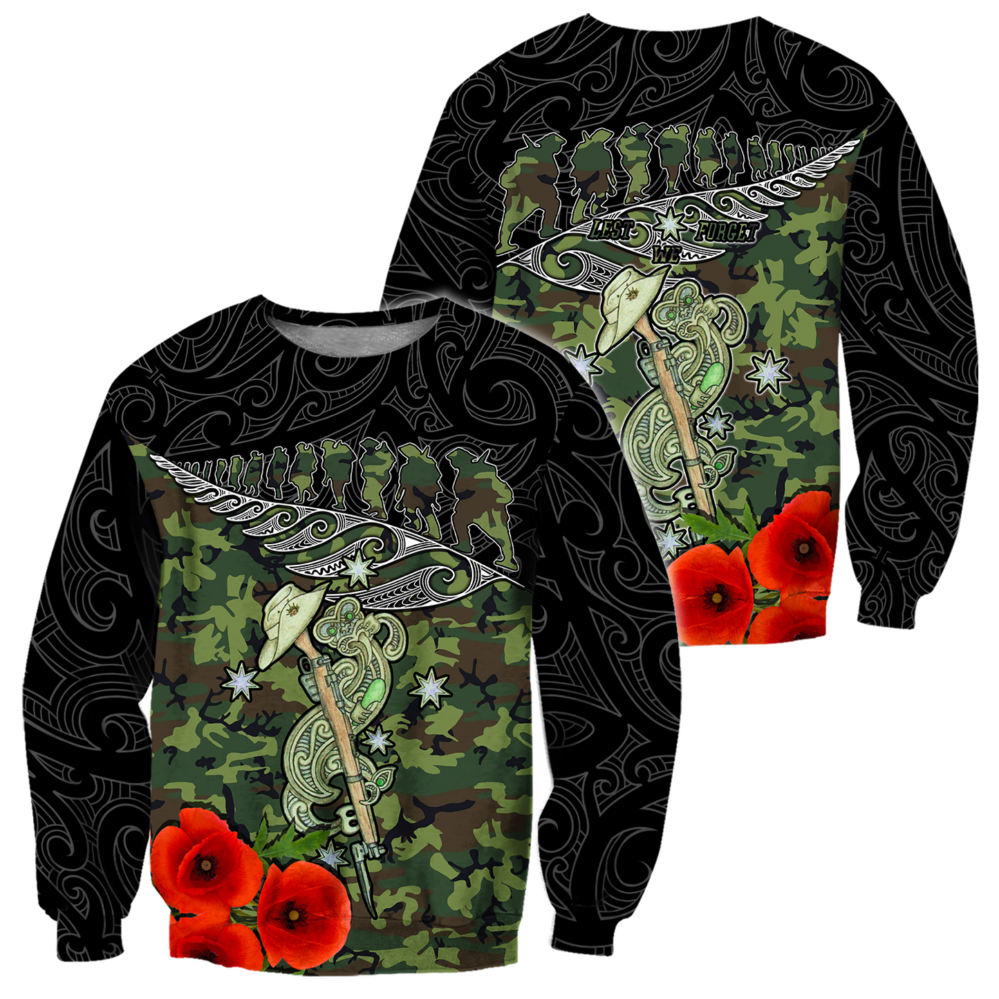 Tiki Lest We Forget Maori Pi240201 - Amaze Style™-Apparel