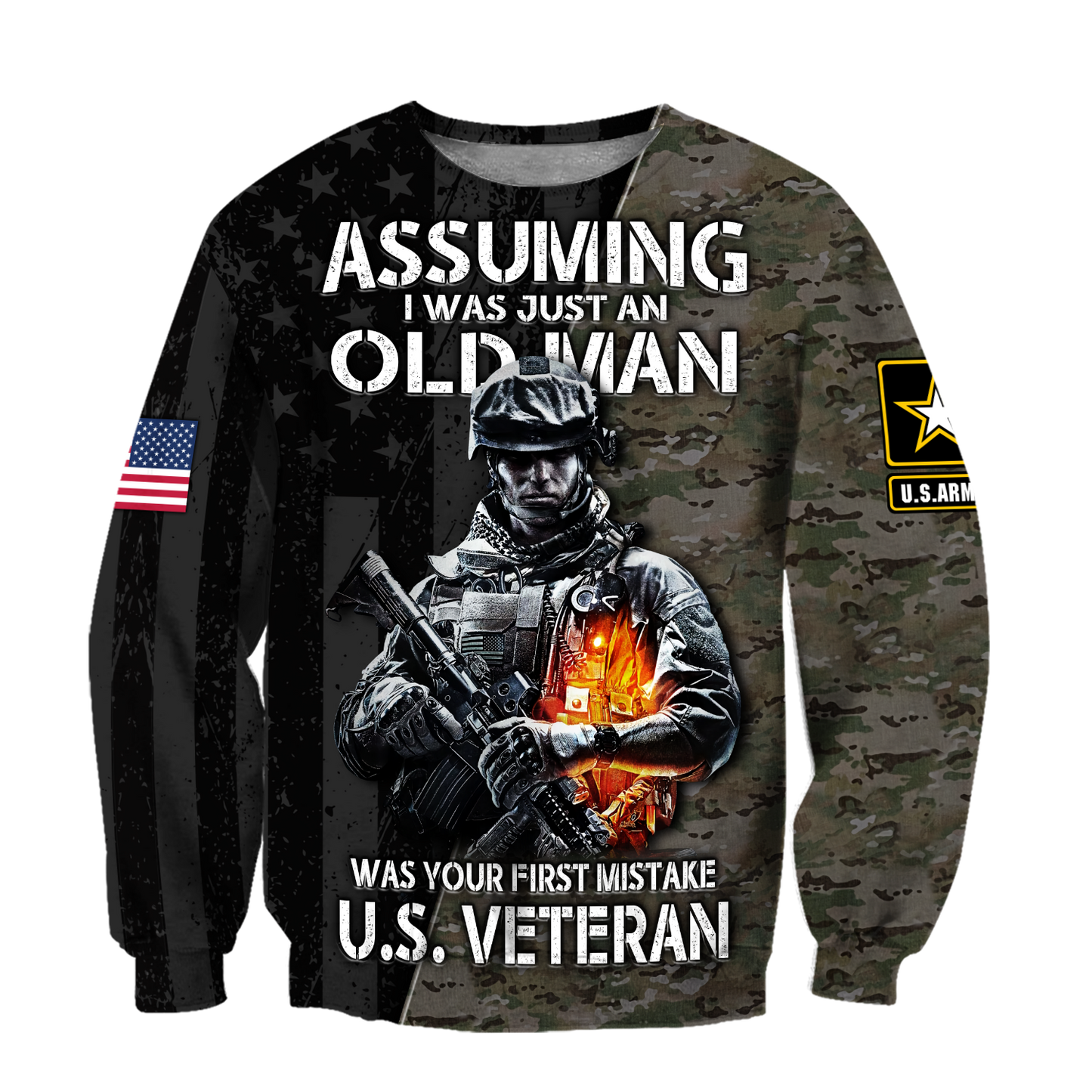 All Over Printed U.S. Army Veteran HAC310802-MEI