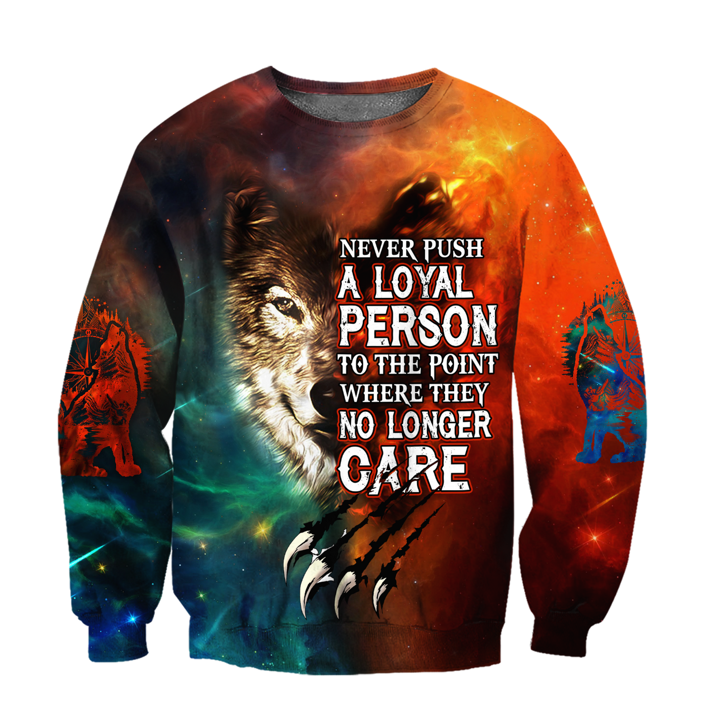 3D All Over Print Wolf Hoodie Pi27082001