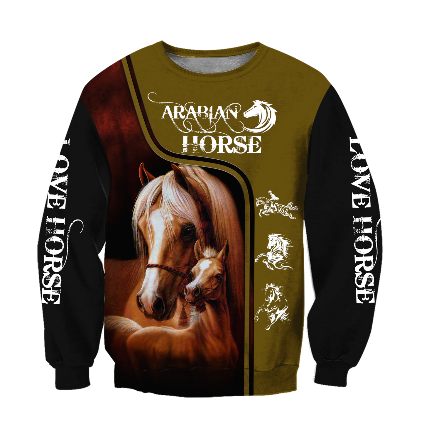 Arabian Horse 3D All Over Printed Shirts Pi12102004