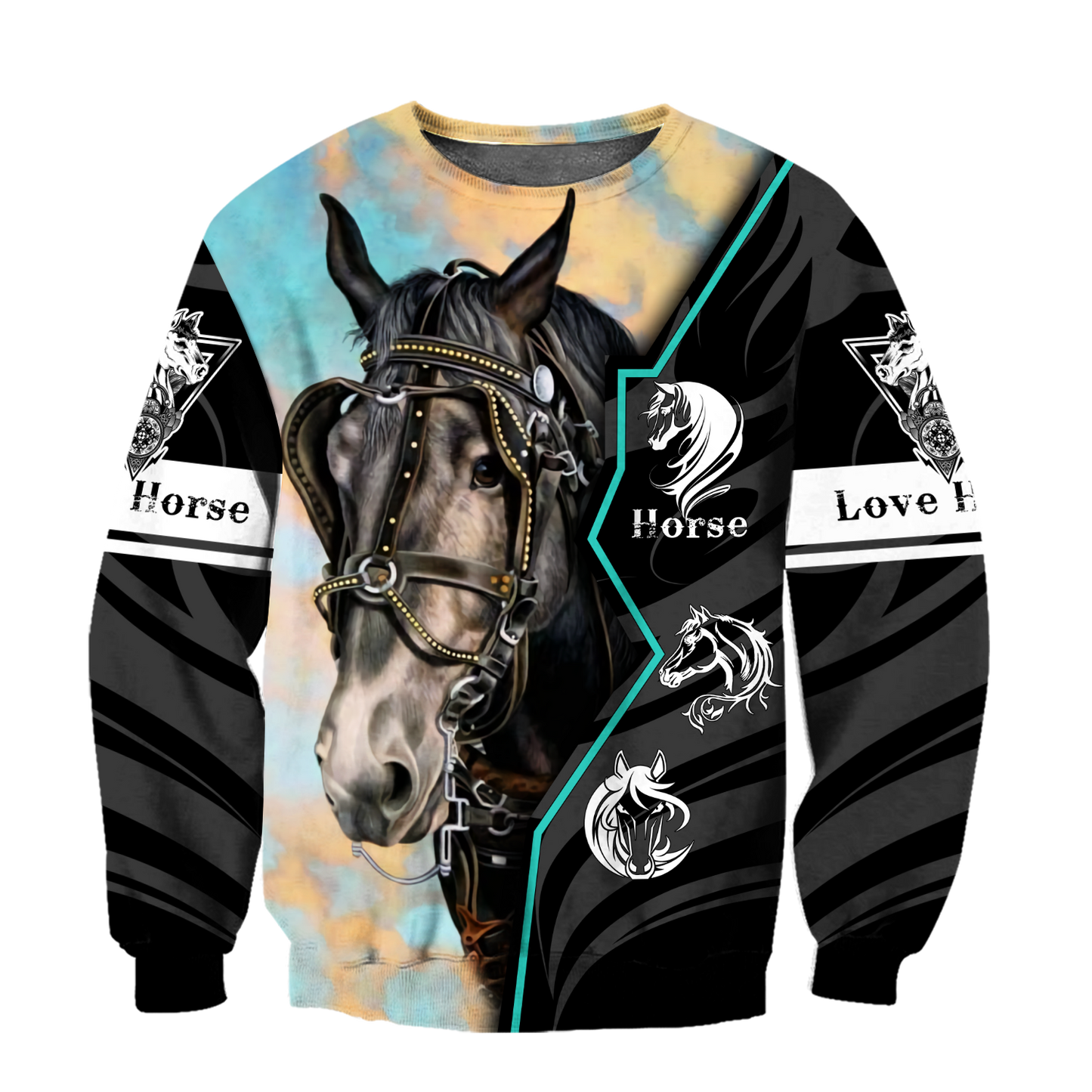 Beautiful Horse 3D All Over Printed shirt for Men and Women Pi040105 - Amaze Style™-Apparel