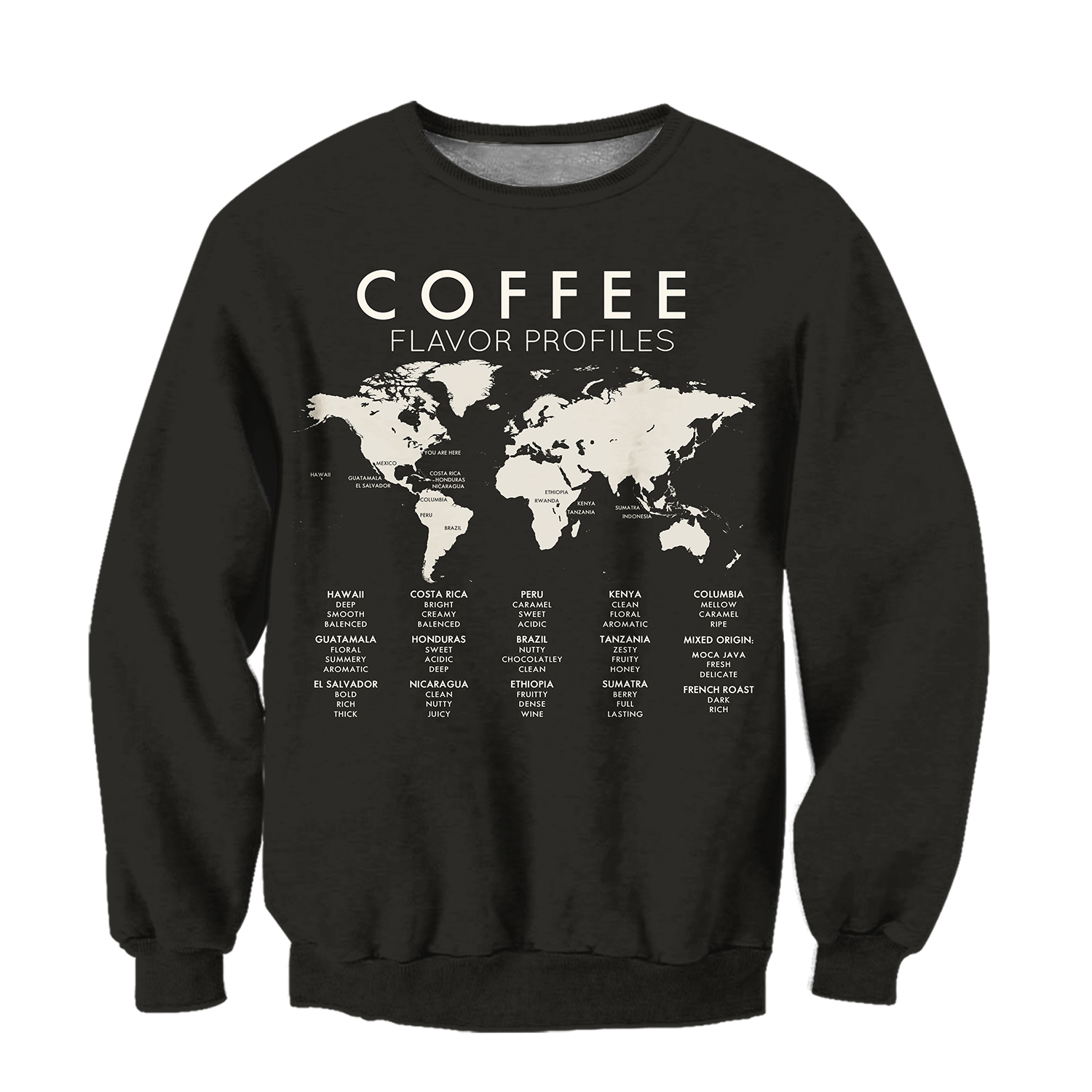 Beautiful Maps Coffee World 3D All Over Printed Differences Between Types Of World Coffee Shirts and Shorts Pi271102 PL - Amaze Style™-Apparel