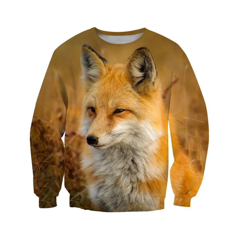 3D All Over Printed Fox Art Nature Paintings Shirts and Shorts - Amaze Style™-Apparel