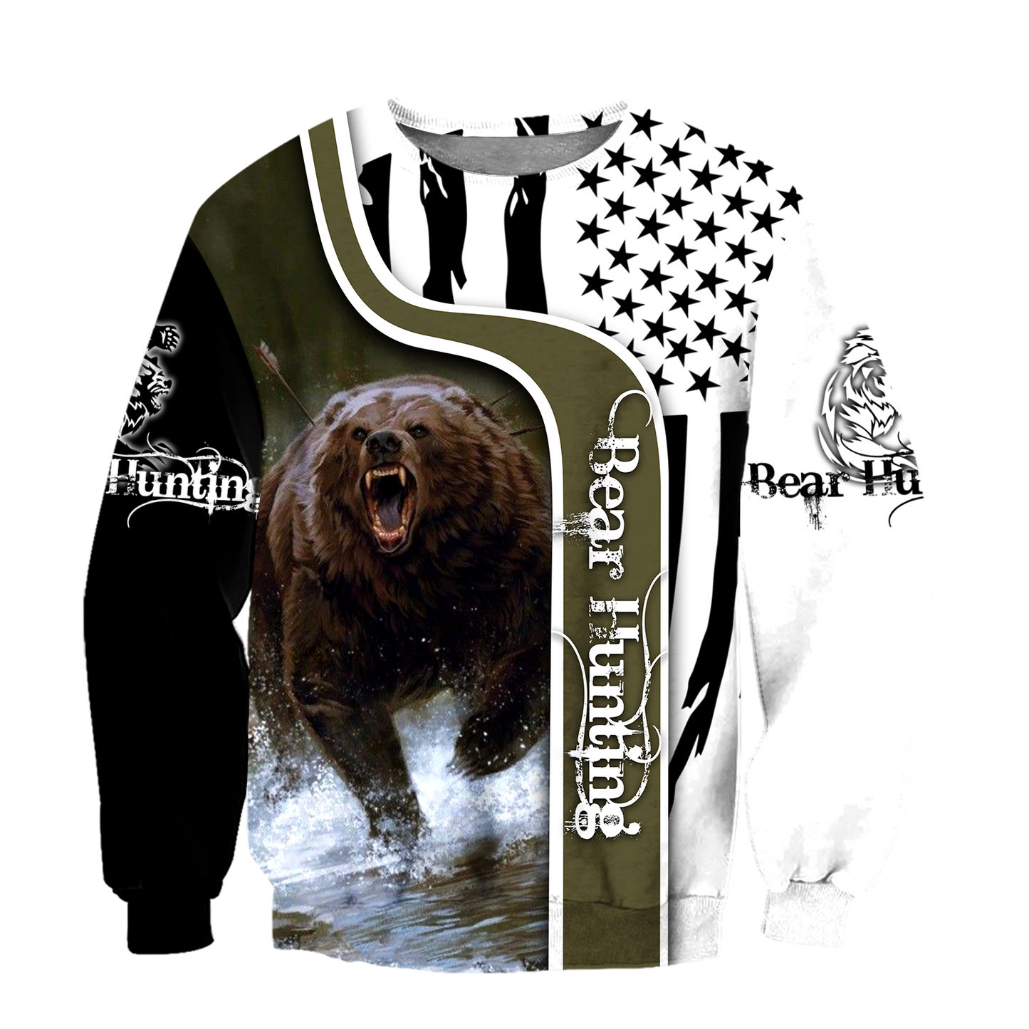 BEAR HUNTING CAMO 3D ALL OVER PRINTED SHIRTS FOR MEN AND WOMEN Pi041202 PL - Amaze Style™-Apparel