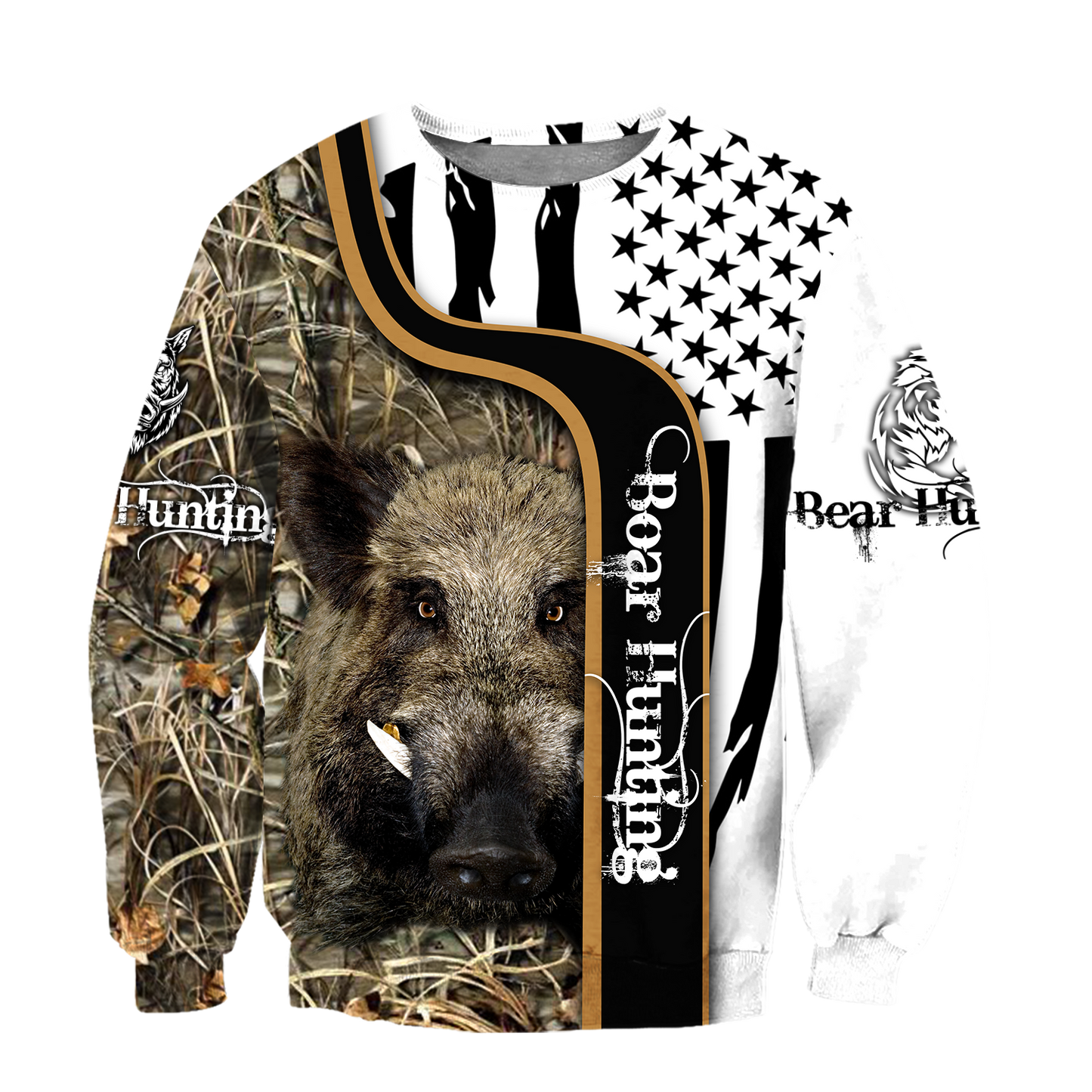 BOAR HUNTING CAMO 3D ALL OVER PRINTED SHIRTS FOR MEN AND WOMEN Pi041201 PL - Amaze Style™-Apparel