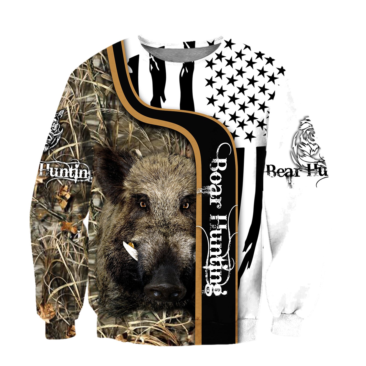 BOAR HUNTING CAMO 3D ALL OVER PRINTED SHIRTS FOR MEN AND WOMEN Pi041201 PL - Amaze Style™-Apparel