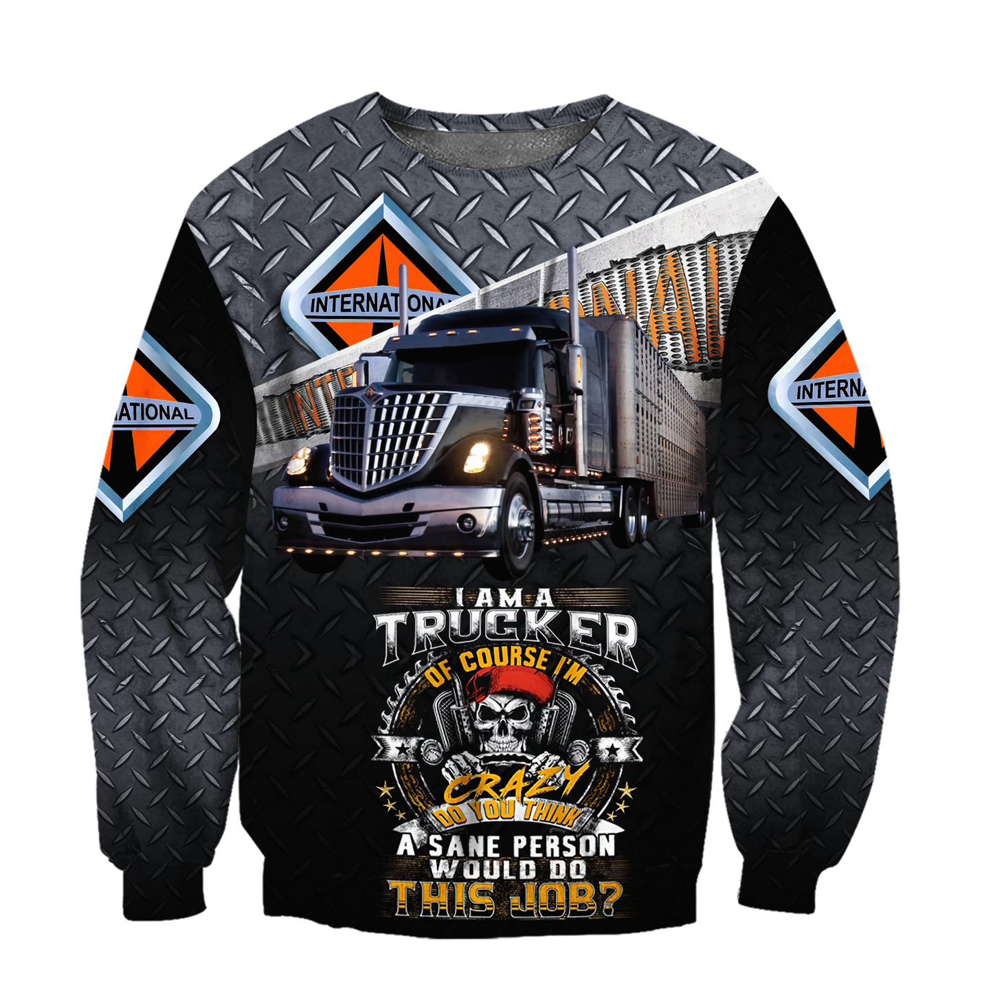 All Over Printed Trucker Hoodie MEI09142001-MEI