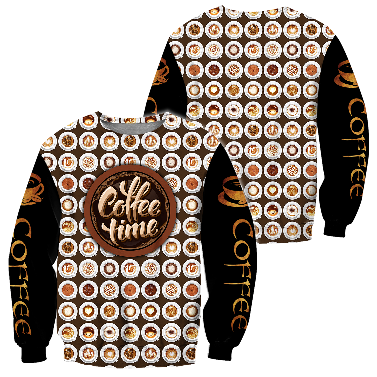 Time's Coffee 3D All Over Printed Differences Between Types Of Italian Coffee Shirts and Shorts Pi271103 PL - Amaze Style™-Apparel