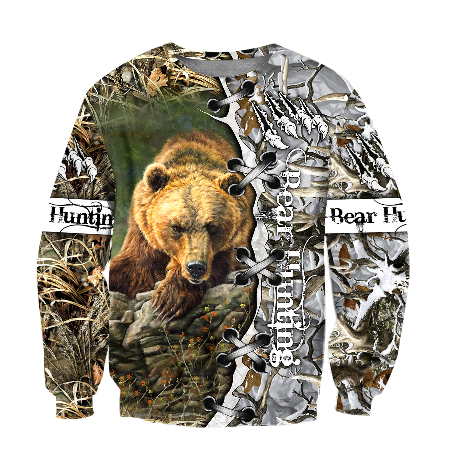 BEAR HUNTING CAMO 3D ALL OVER PRINTED SHIRTS FOR MEN AND WOMEN Pi061203 PL - Amaze Style™-Apparel