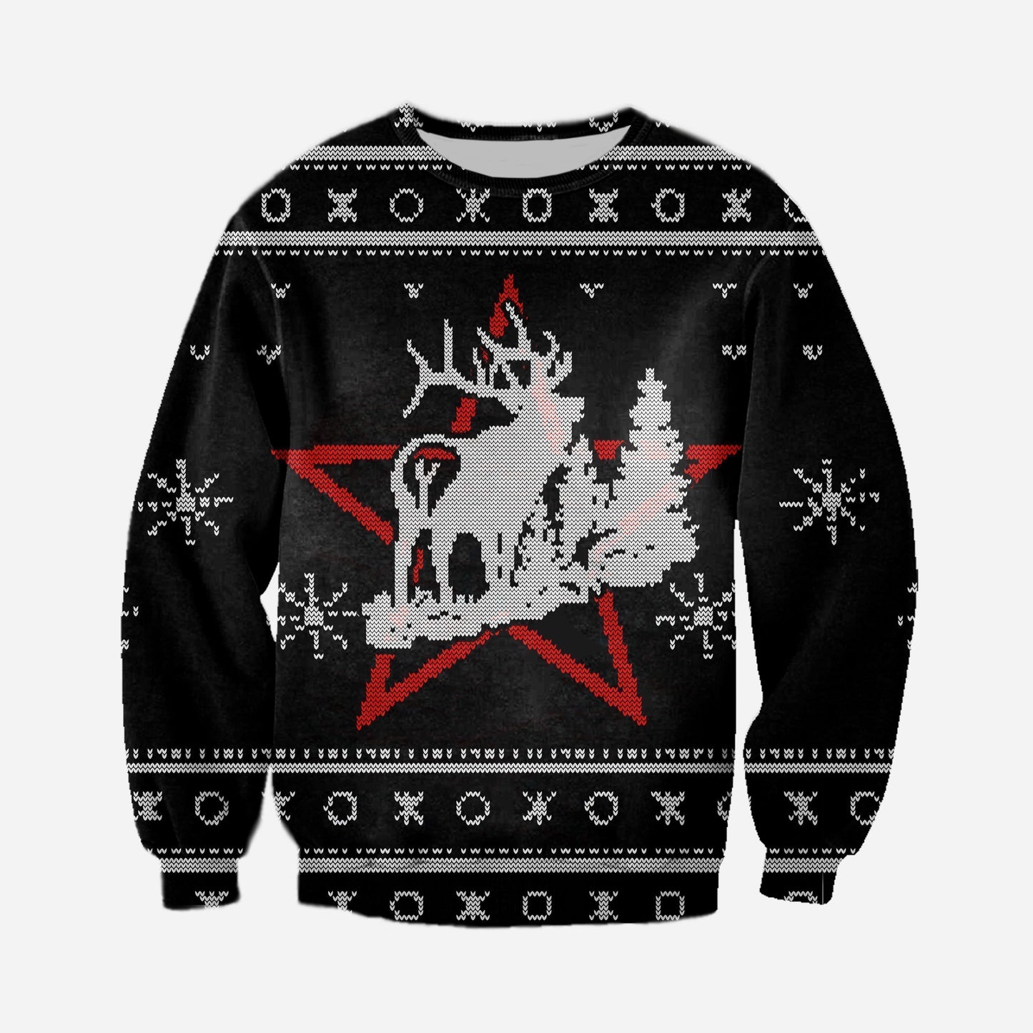 3D All Over Printed Deer Christmas Shirts-Apparel-6teenth World-Sweatshirt-S-Vibe Cosy™