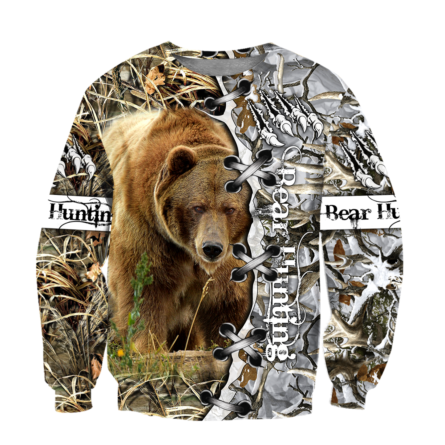 BEAR HUNTING CAMO 3D ALL OVER PRINTED SHIRTS FOR MEN AND WOMEN Pi061202 PL - Amaze Style™-Apparel