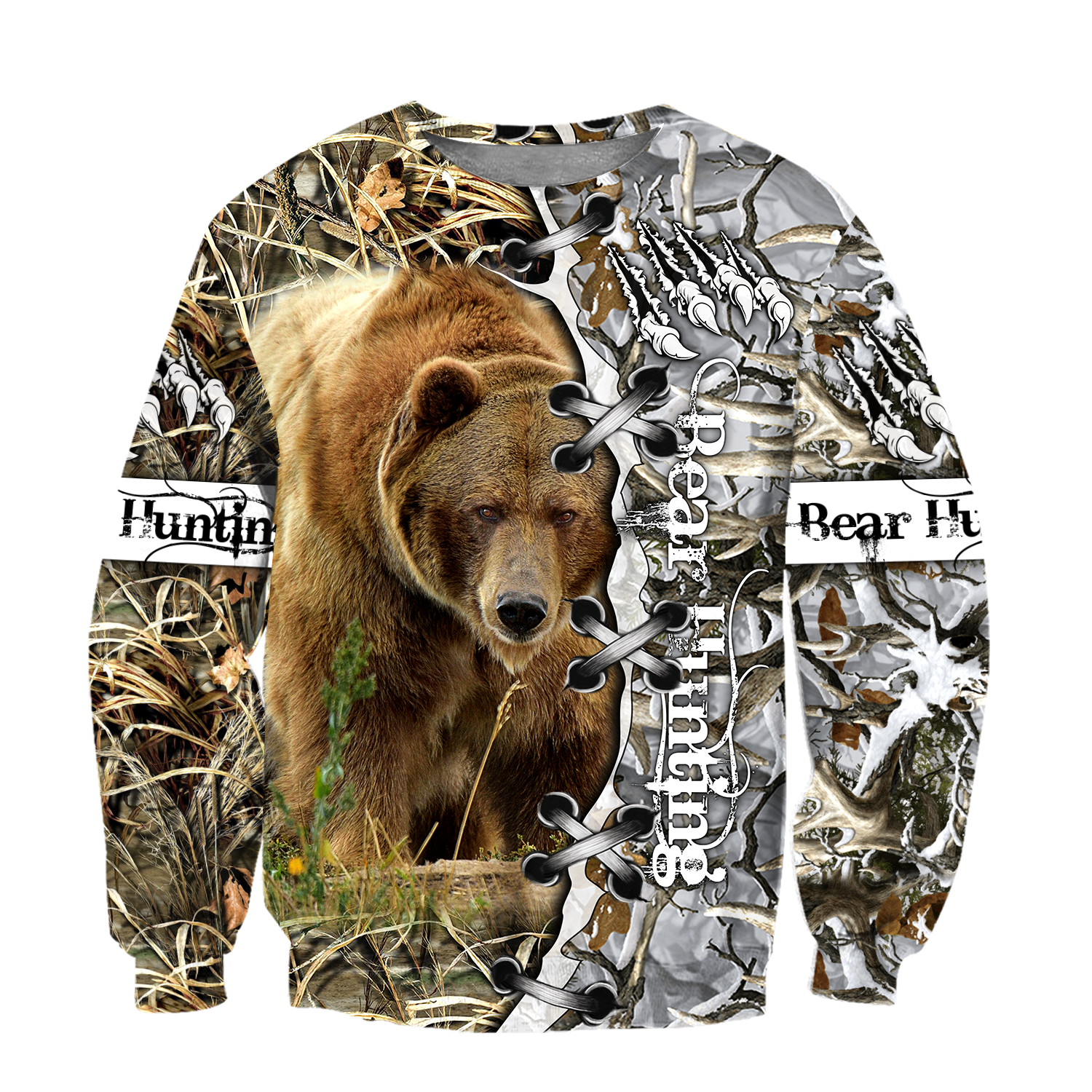 BEAR HUNTING CAMO 3D ALL OVER PRINTED SHIRTS FOR MEN AND WOMEN Pi061202 PL - Amaze Style™-Apparel