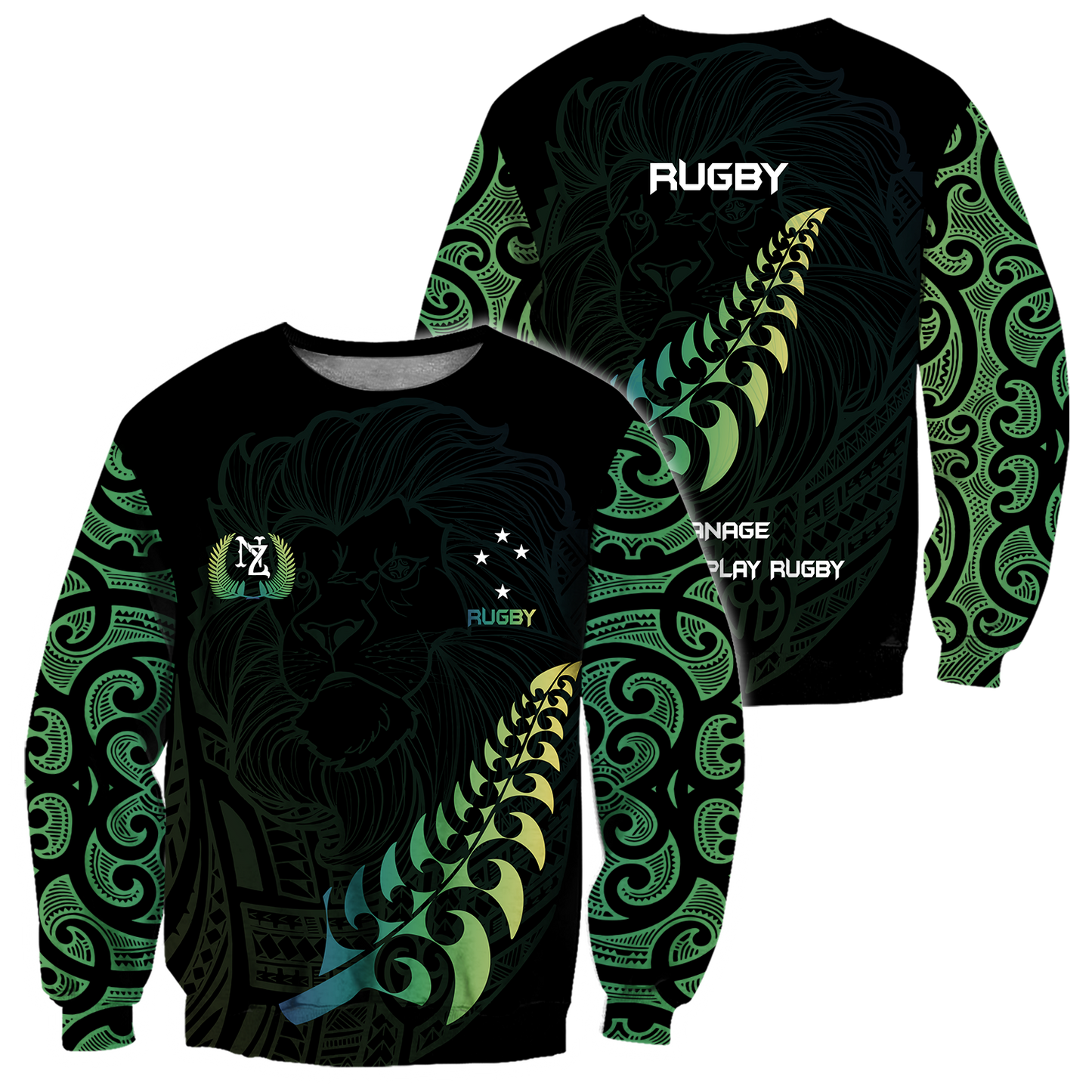 Aotearoa Tattoos New Zealand 3D Unisex Hoodie