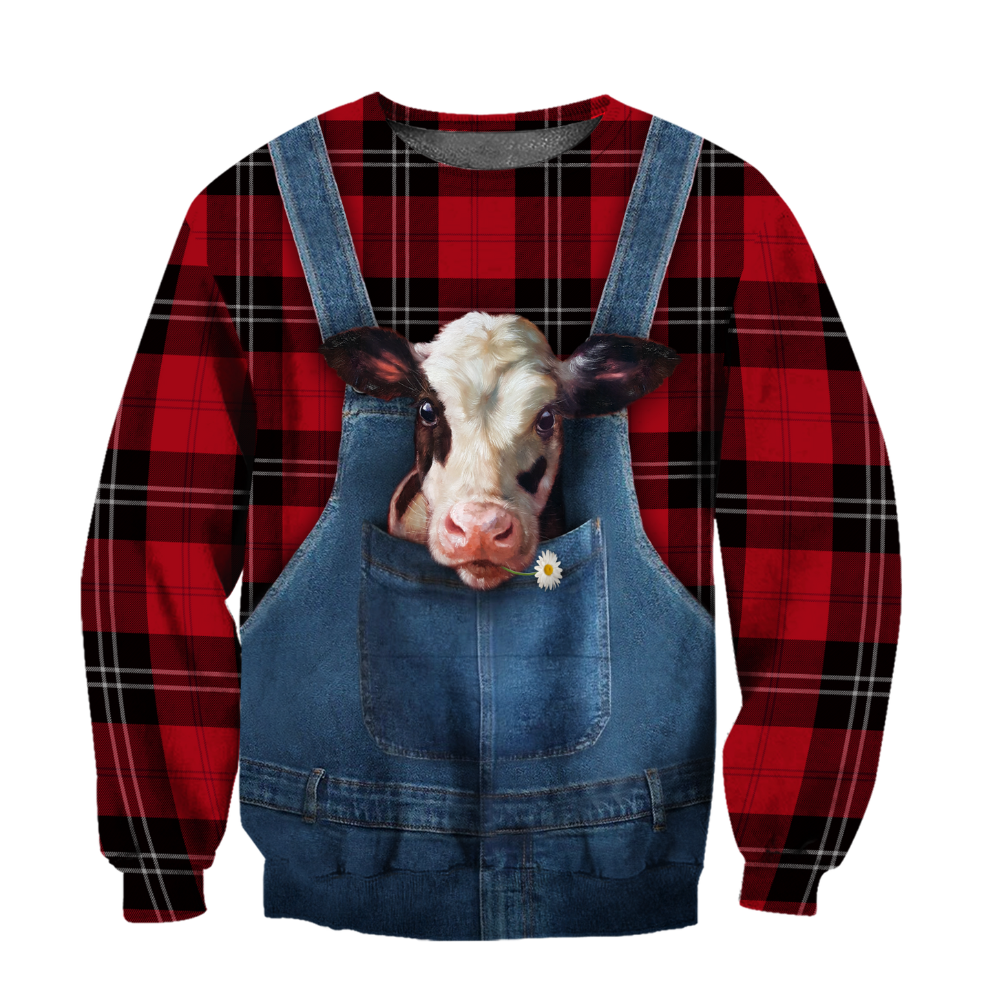 Baby Dairy Cow Hoodie T-Shirt Sweatshirt for Men and Women Pi130202-Apparel-NM-Sweater-S-Vibe Cosy™