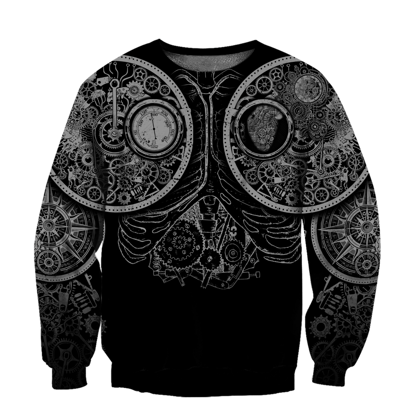 Steampunk Mechanic 3D Over Printed Hoodie for Men and Women-ML
