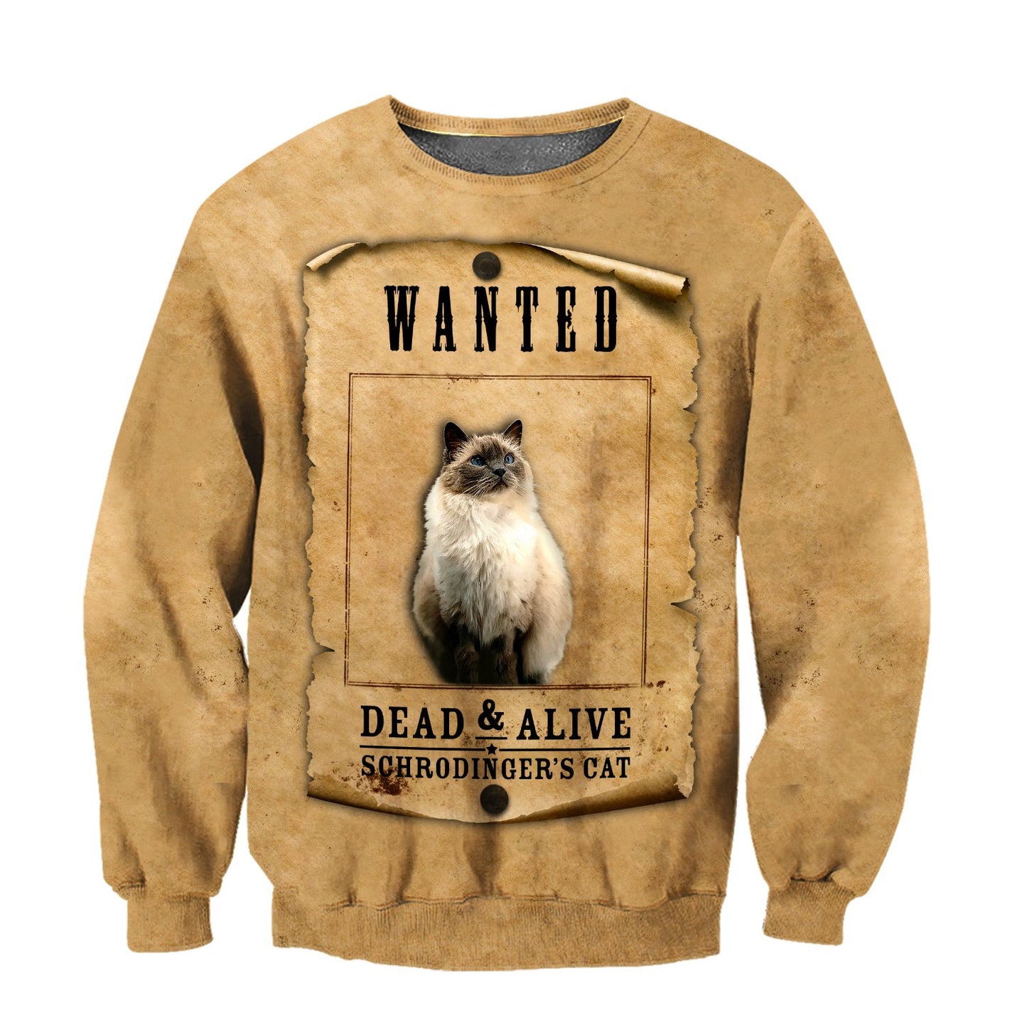 Ragdoll Schrödinger's cat 3D All Over Printed Shirts For Men and Women