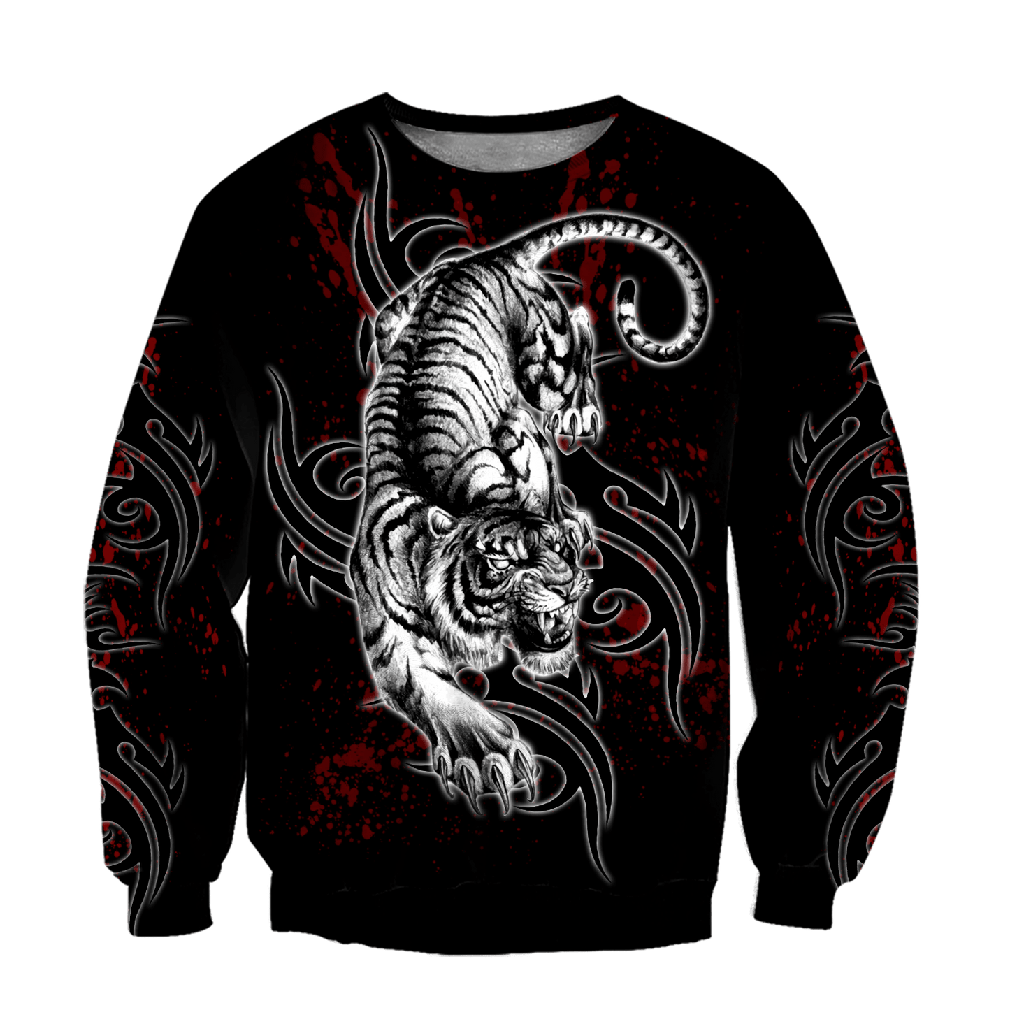 White Tiger 3D All Over Printed Shirt for Men and Women