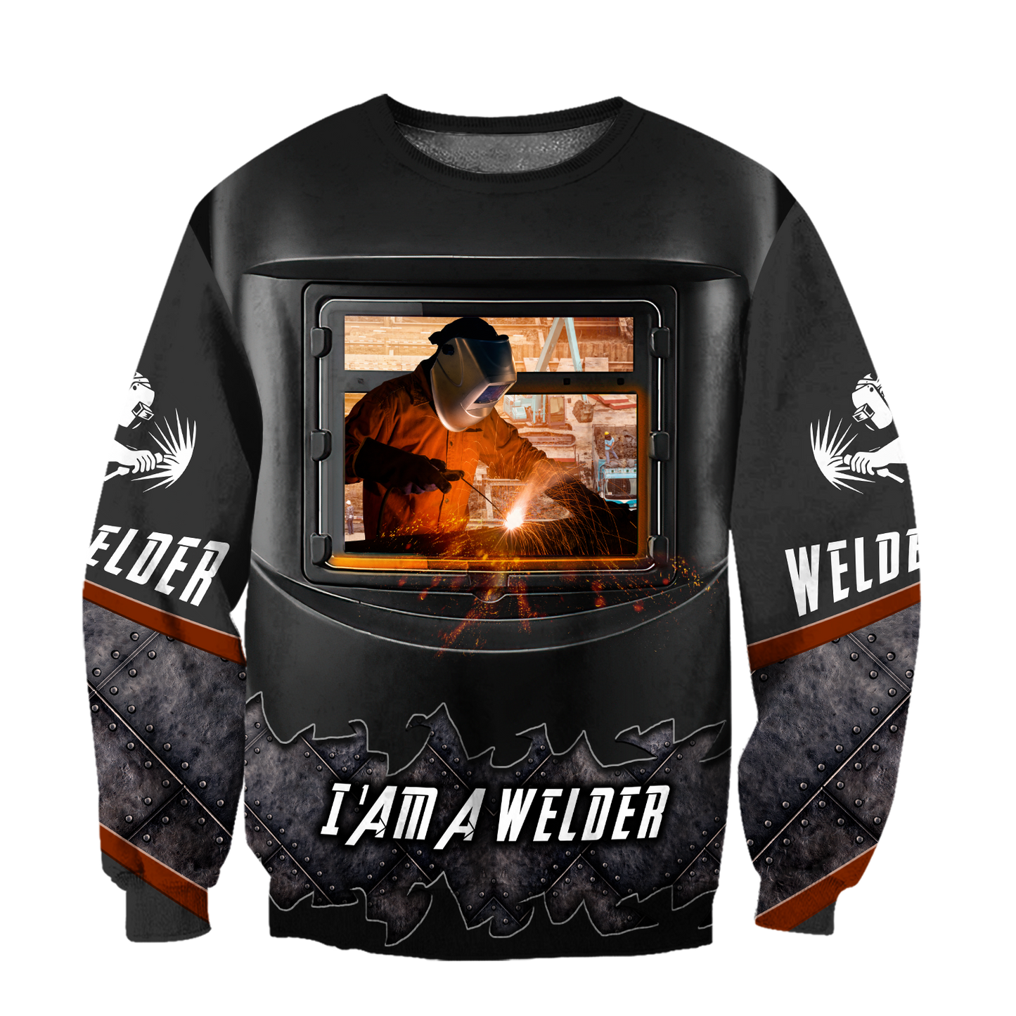 Awesome Welder All Over Printed Hoodie MEI