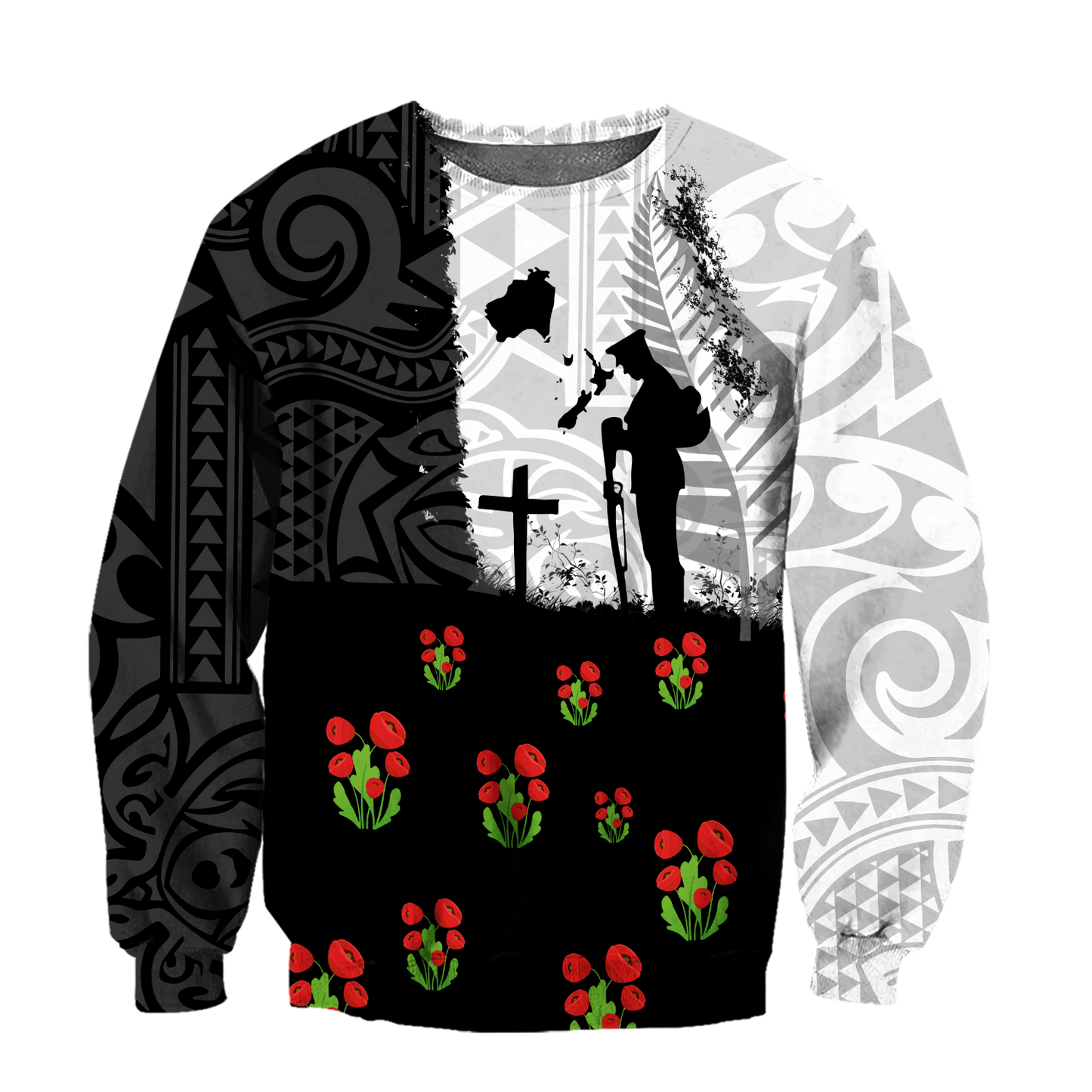 Anzac day new zealand australia lest we forget 3d all over printed shirt and short for man and women