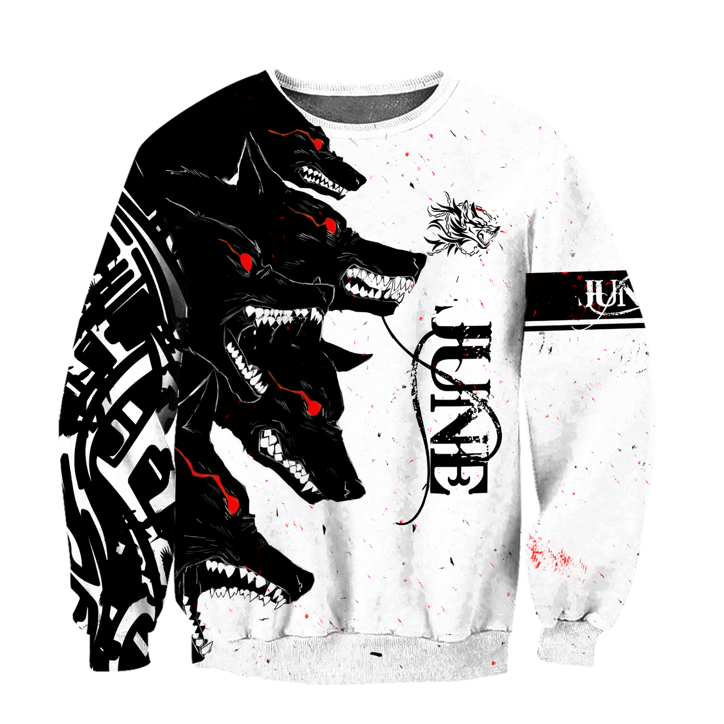 The Dark Wolf June 3D All Over Printed Unisex Deluxe Hoodie ML