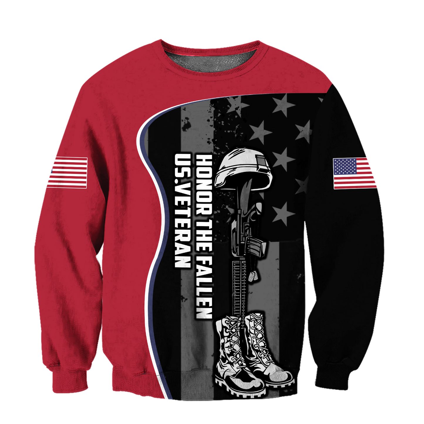 US Veteran Honor The Fallen 3D All Over Printed Shirts For Men and Women TA09152005