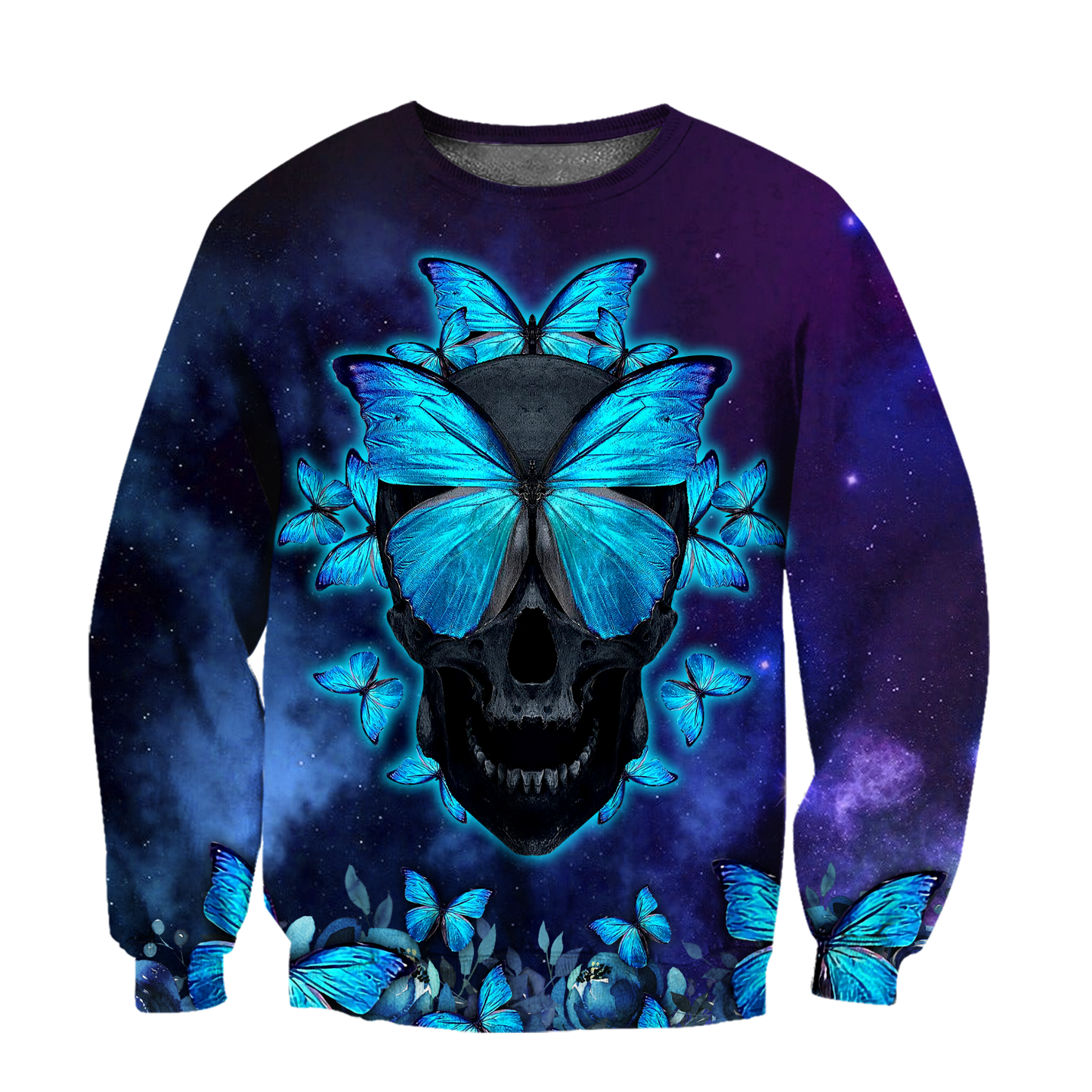 Butterfly Love Skull red 3D all over printed for man and women QB06052001