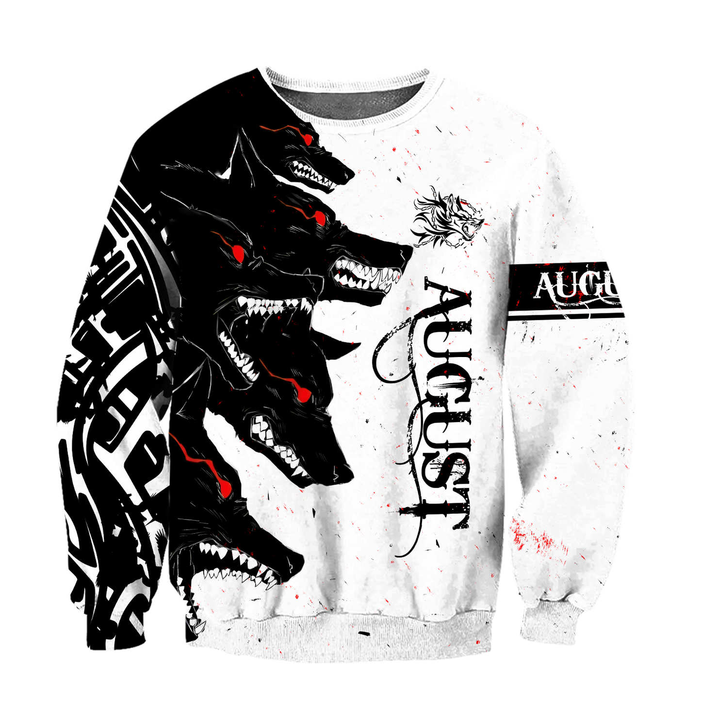 The Dark Wolf August 3D All Over Printed Unisex Deluxe Hoodie ML