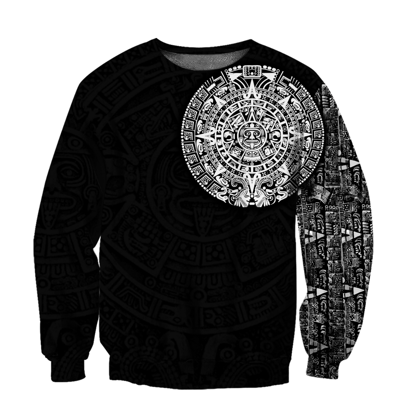 Aztec Mayan Tatoo 3D All Over Printed Hoodie