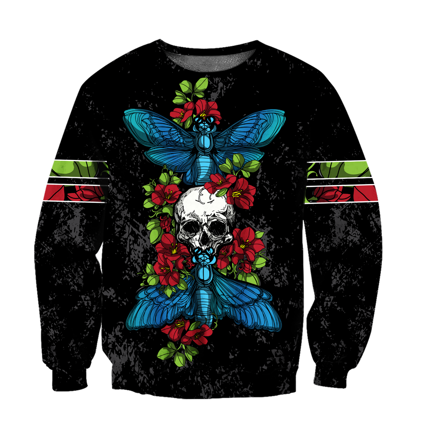 Butterfly Love Skull 3D all over printed for man and women QB05192001 - Amaze Style™-Apparel