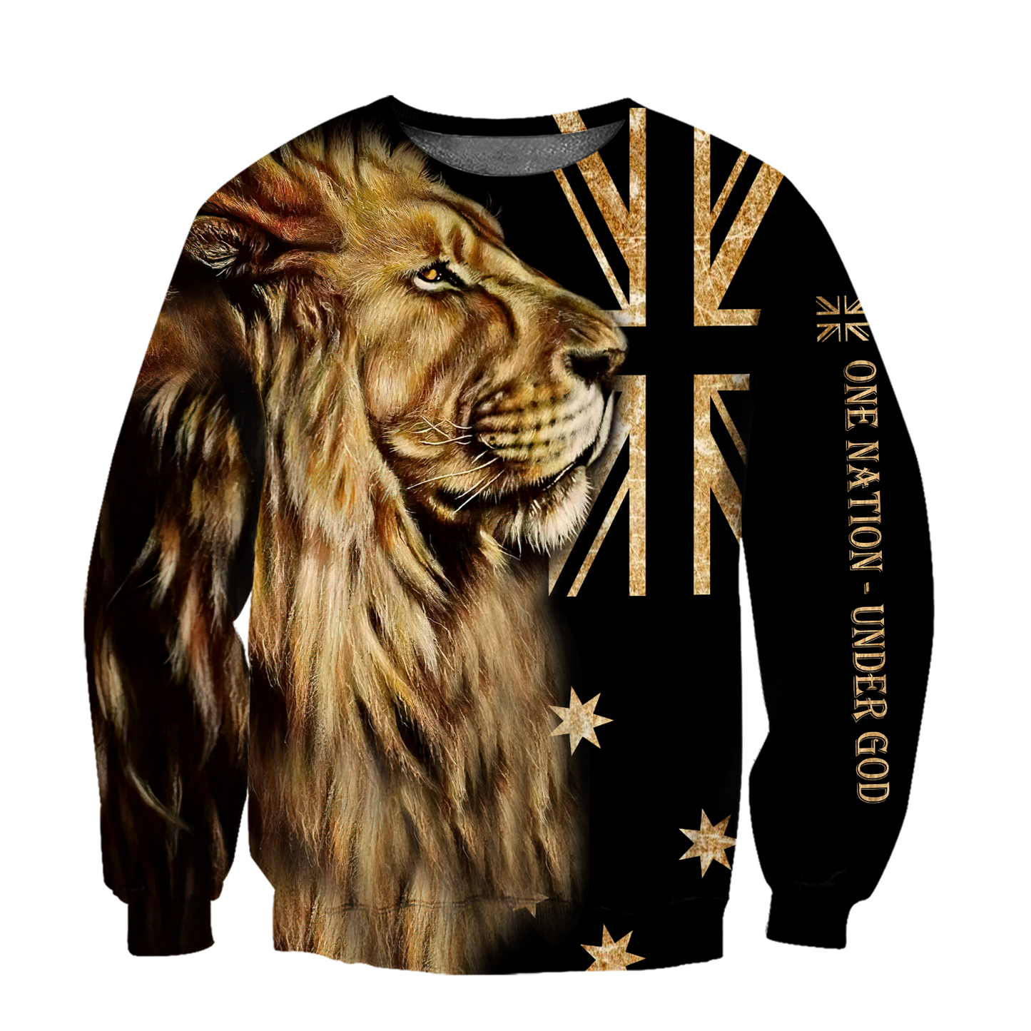 3D Australia One Nation Under God Over Printed Shirt for Men and Women