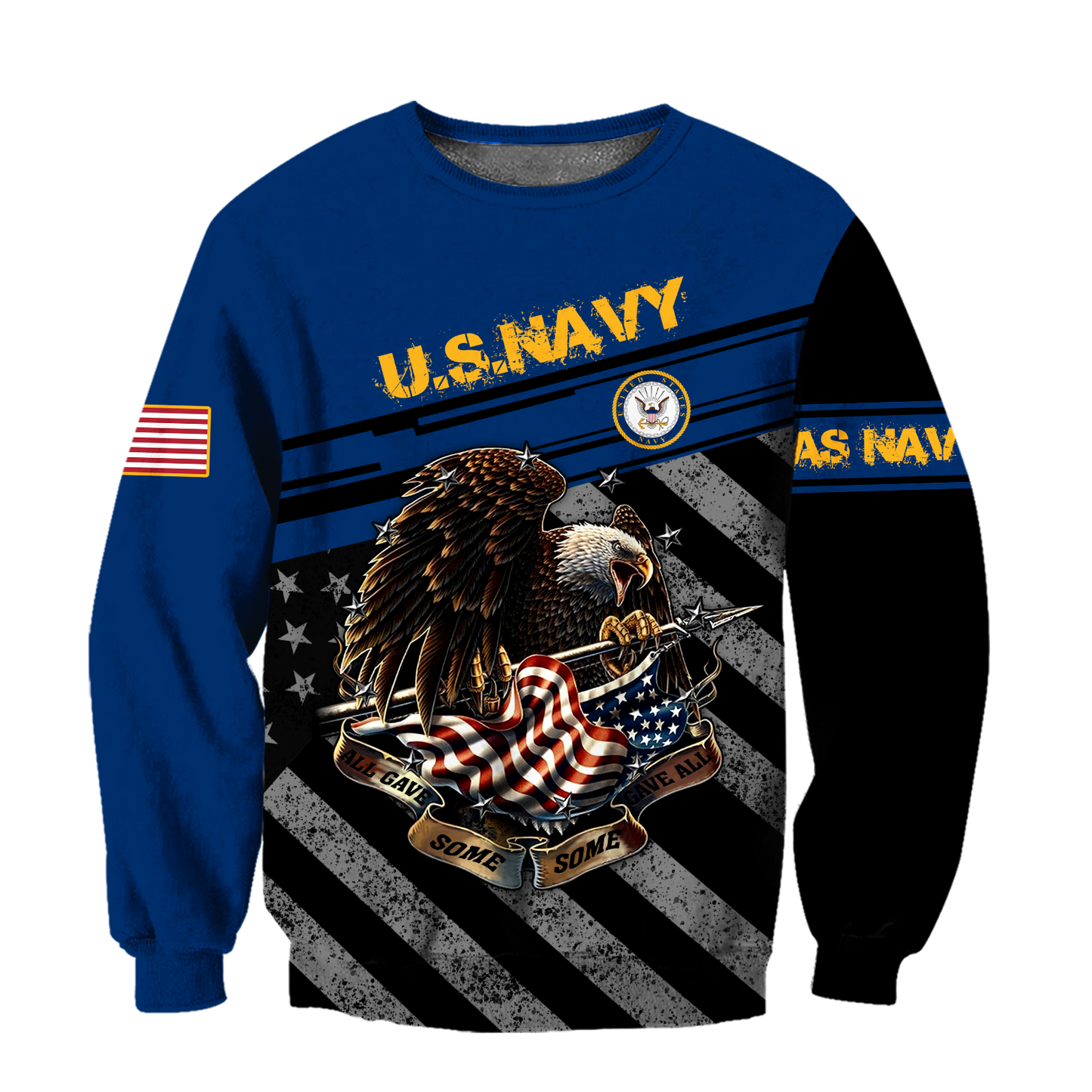 US Navy US Veteran 3D All Over Printed Shirts MH211020