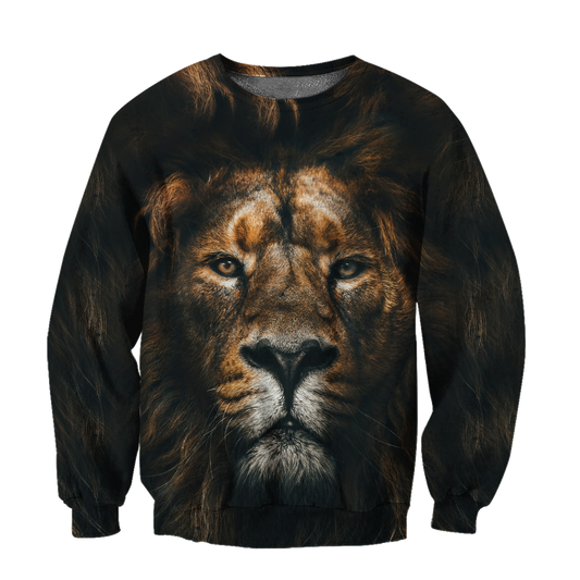 The Silence of Lion Over Printed Hoodie
