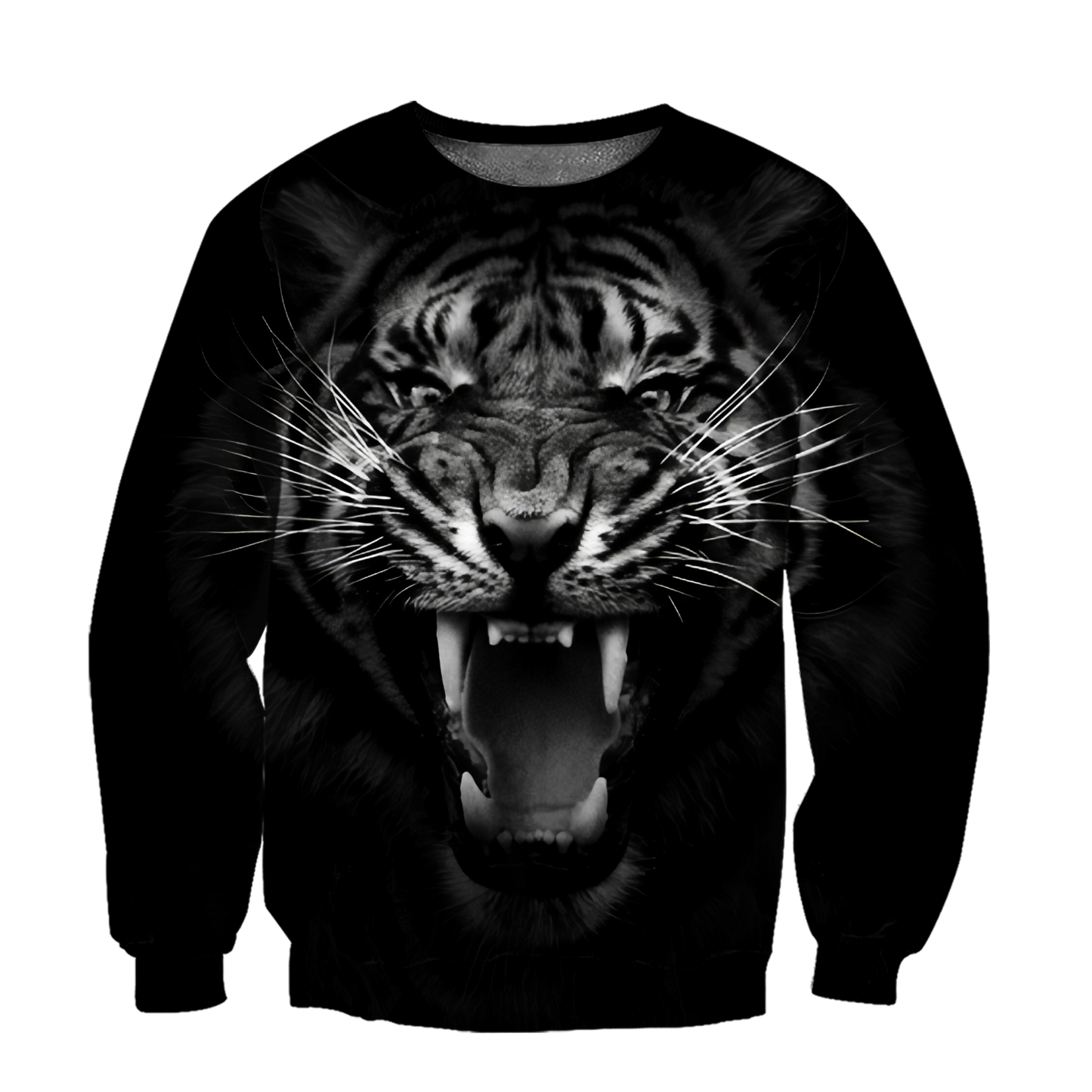 Tiger Back And White 3D All Over Printed Shirts For Men and Women DQB08202004