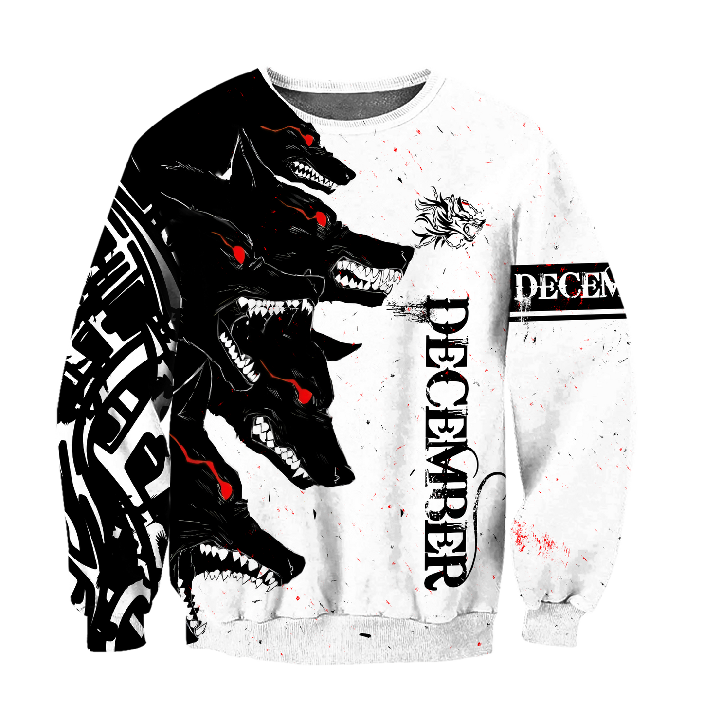 The Dark Wolf December 3D All Over Printed Unisex Deluxe Hoodie ML