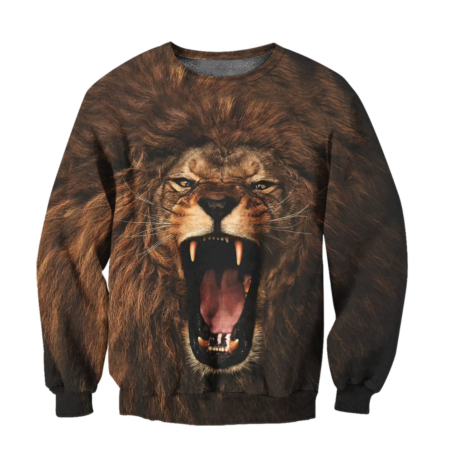 The Alpha King Lion Over Printed Hoodie