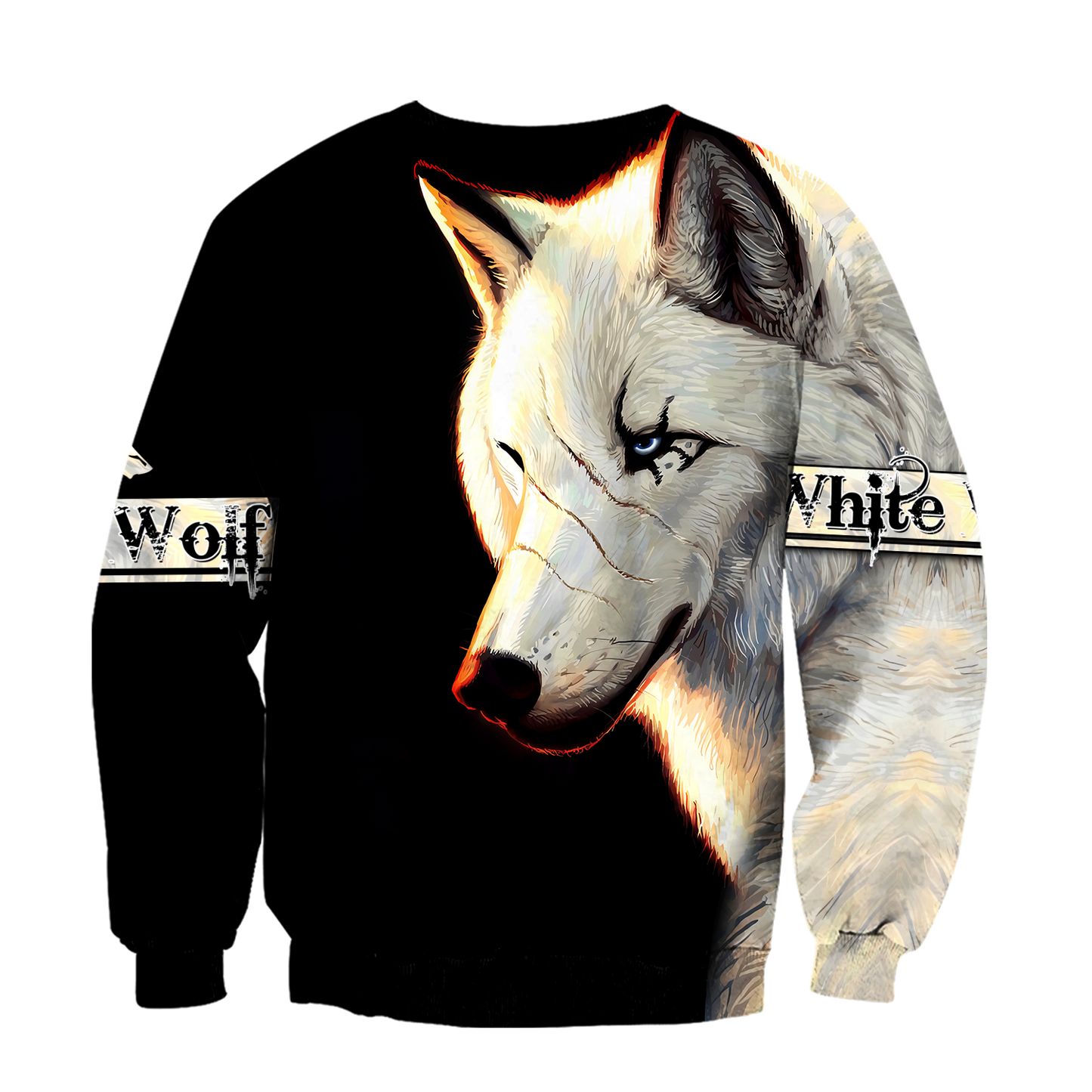 White Wolf 3D All Over Printed Hoodie For Men and Women MH0110202
